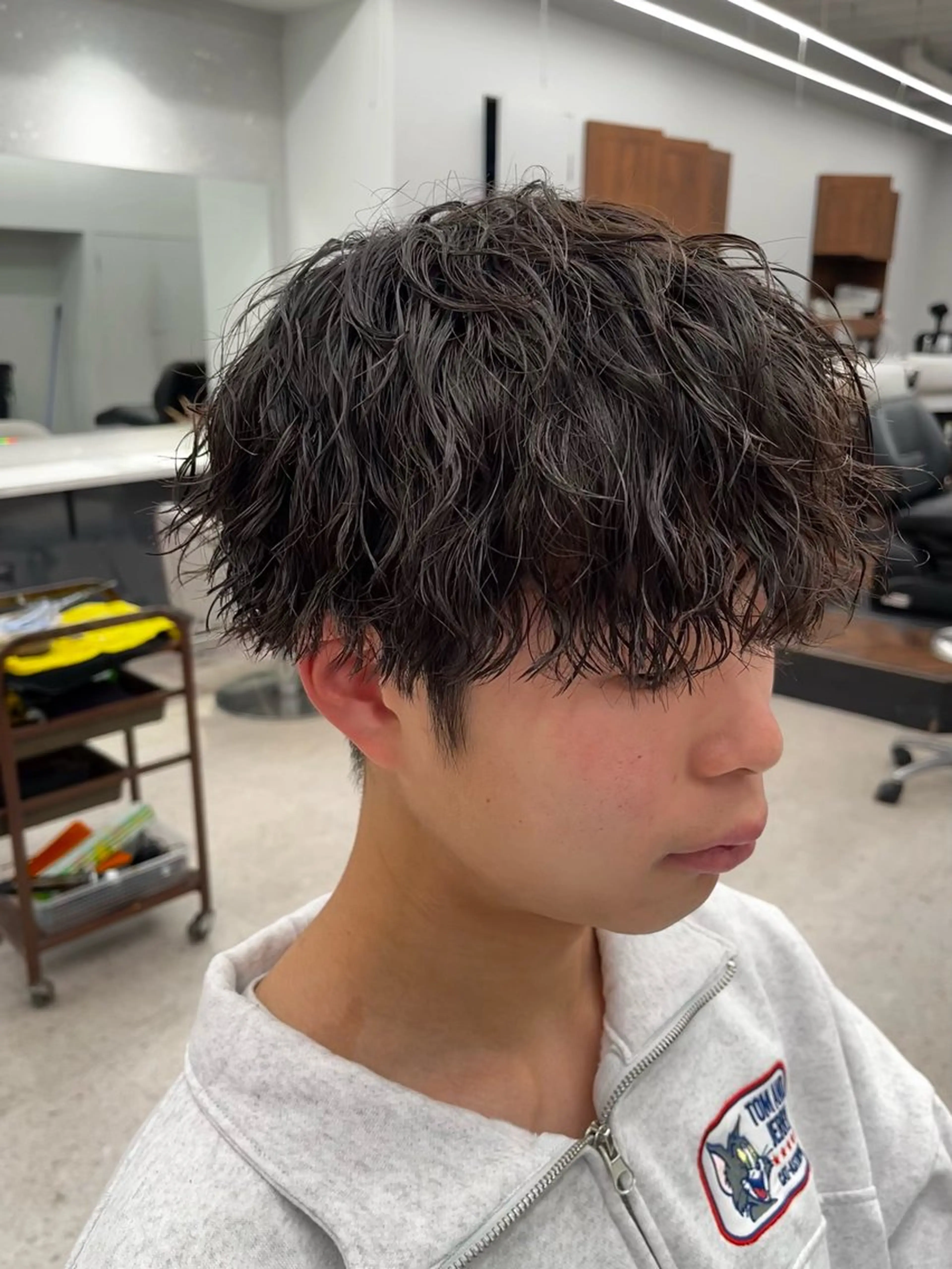 パーマ メンズ 🍐シャドウパーマ メンズ特化/守岡🍐のヘアスタイル