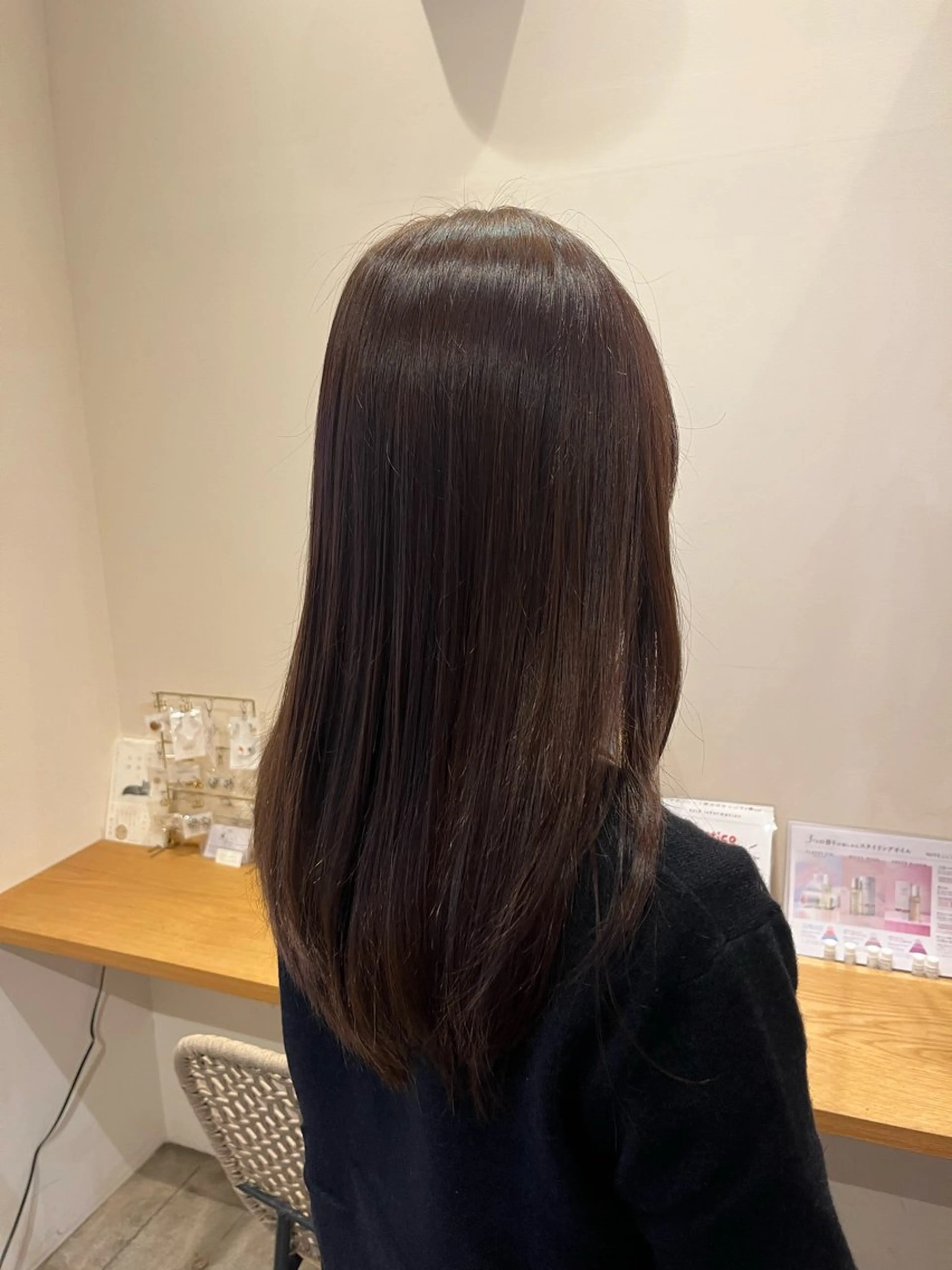 カラー ブラウンカラー ヘアカラー 高山 桃子のヘアスタイル