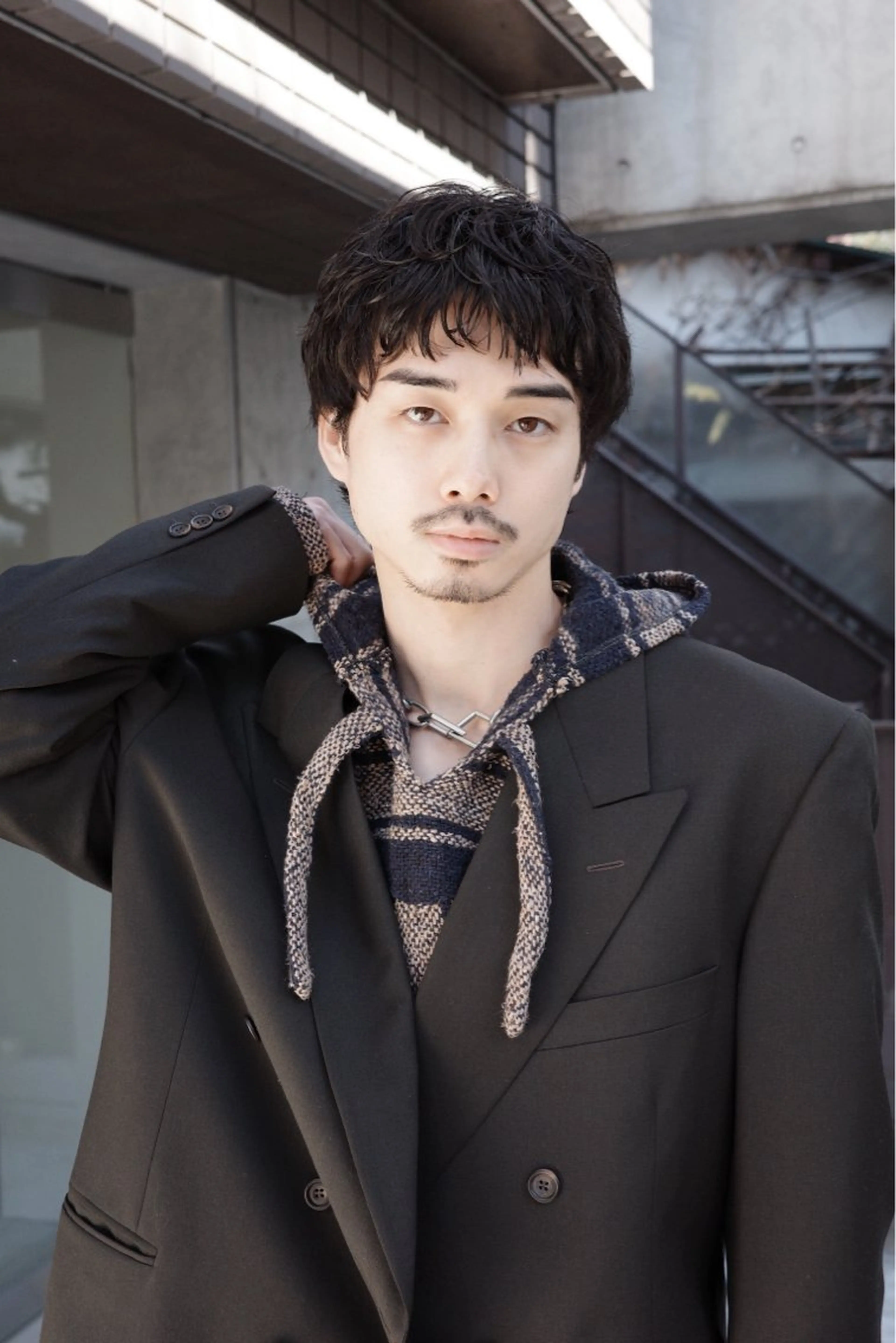 ショート パーマ HEIMER ミカド　サトル△のヘアスタイル