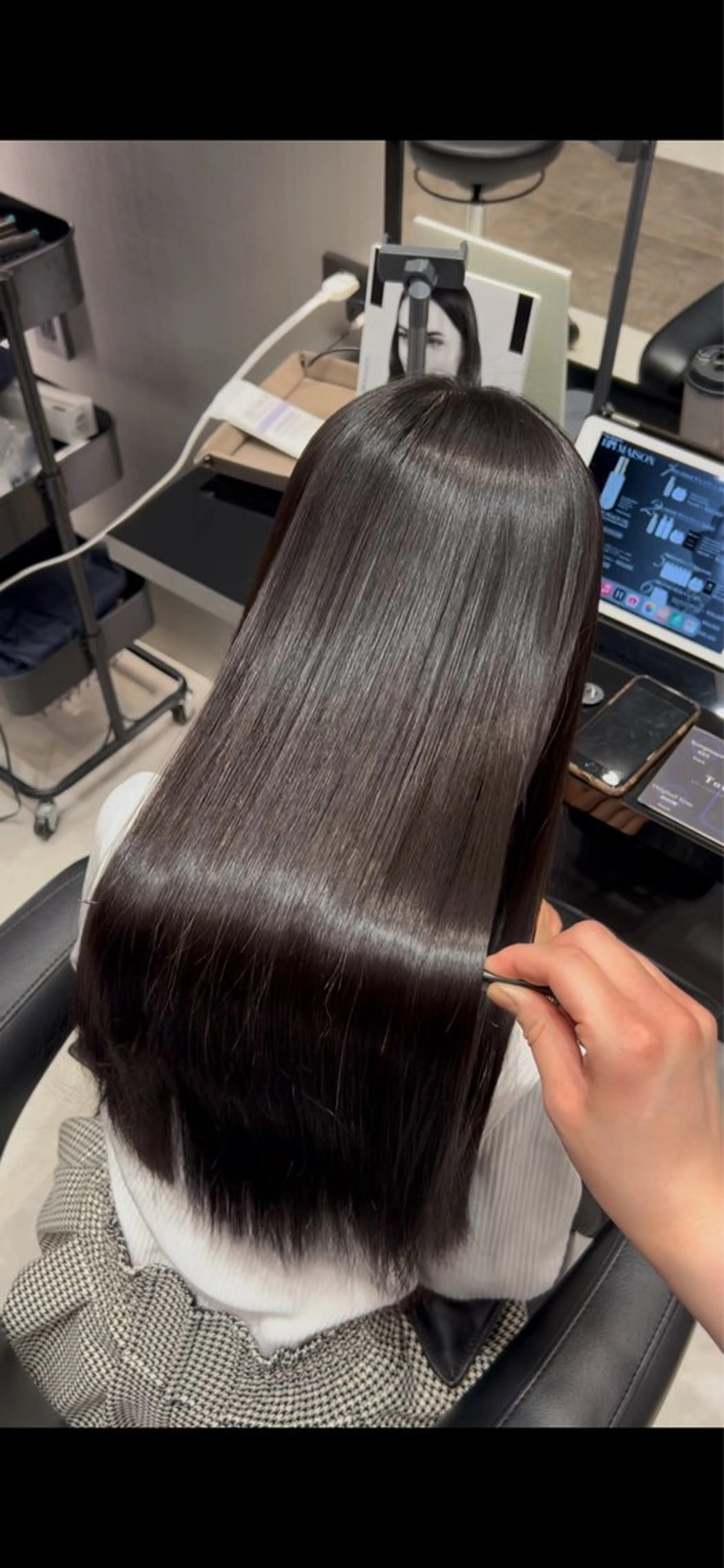 ロング 美髪矯正/髪質改善 /艶髪/千田理名🪞のヘアスタイル