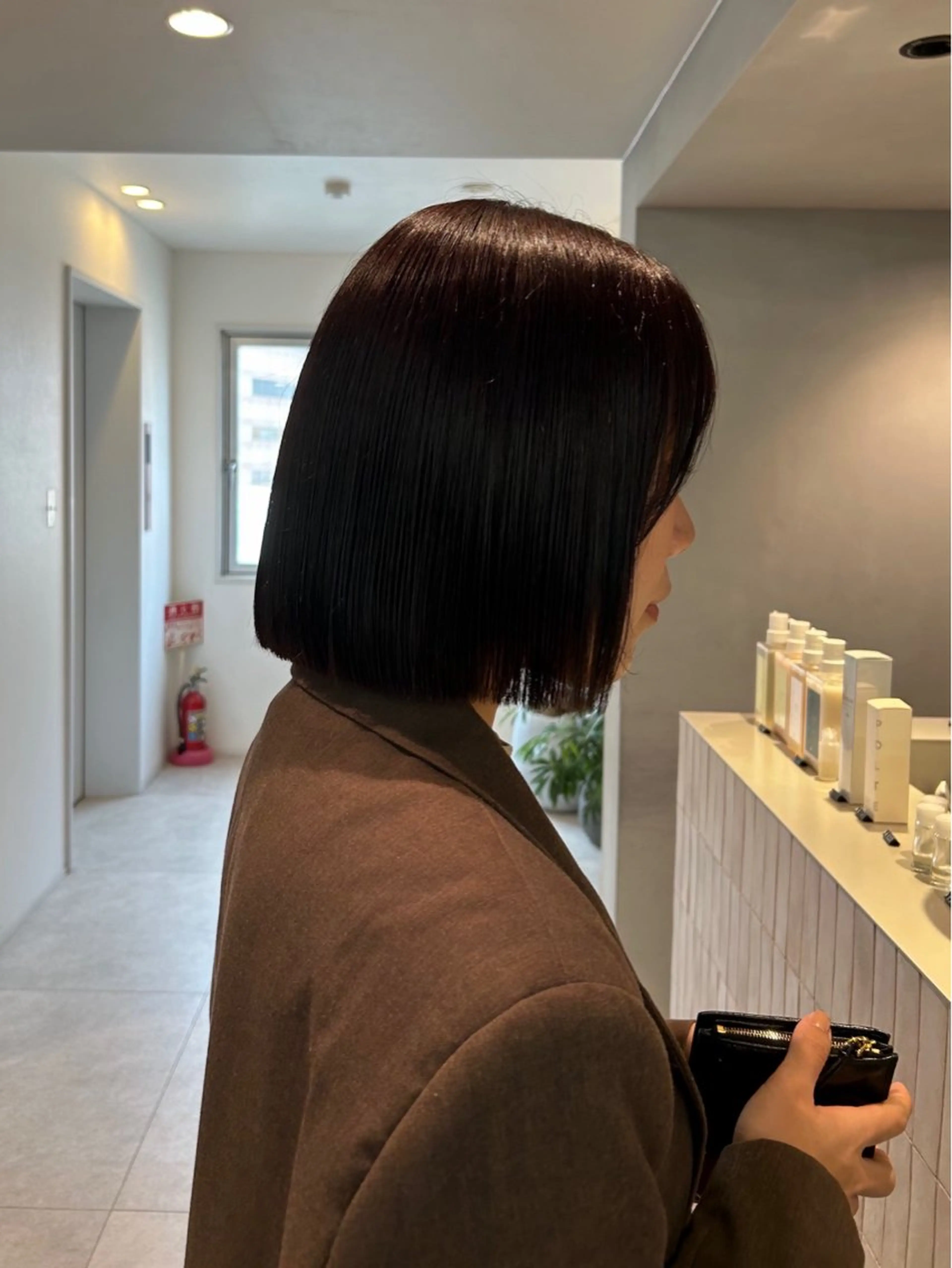 ショート FILMS haru 暖色/ぱつっとbobのヘアスタイル