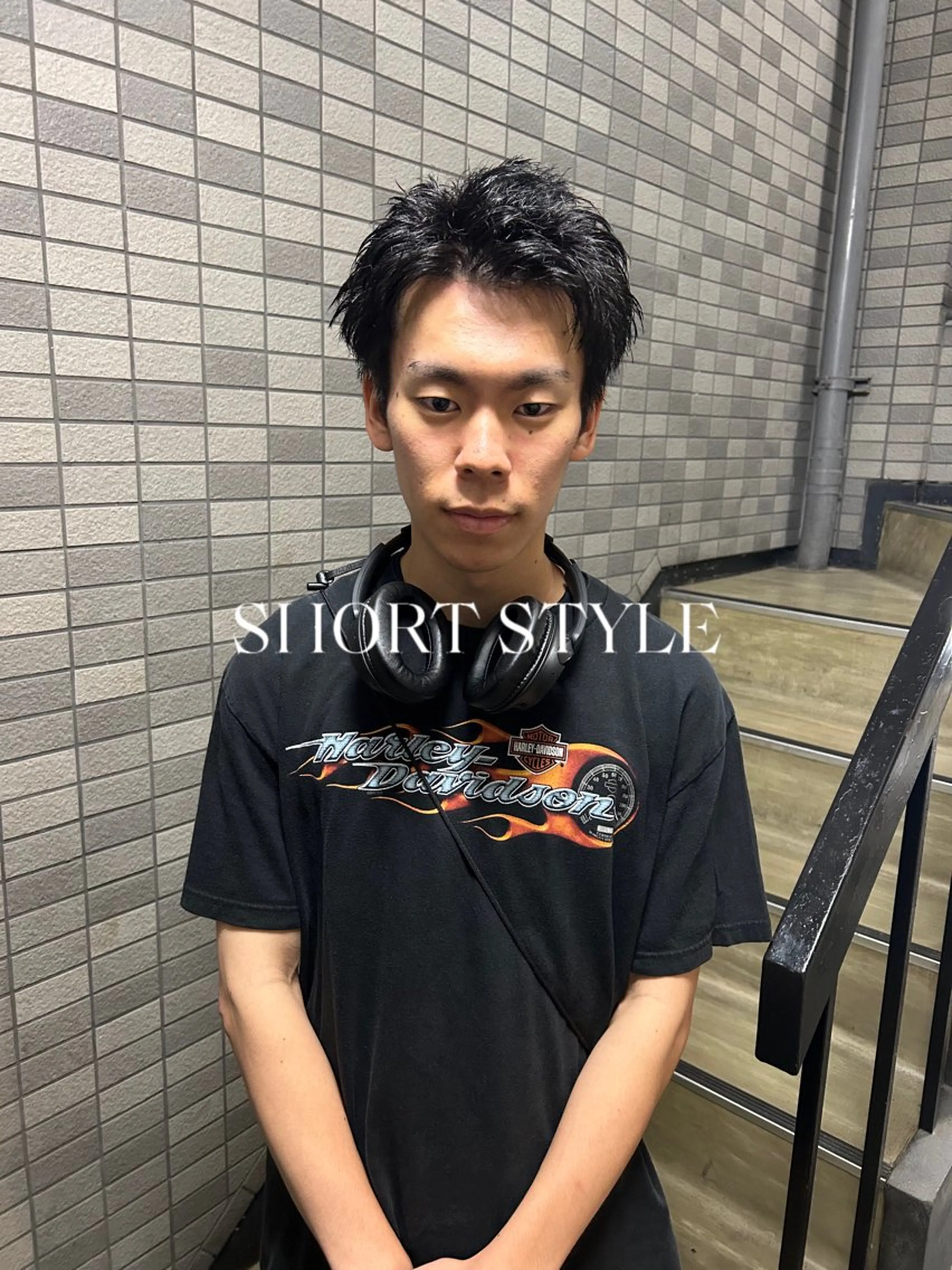 ショート パーマ メンズ メンズブリーチ メンズハイライト メンズインナーカラー メンズパーマ プードルパーマ 💈メンズ短髪特化 ✂︎伊藤大輝💈のヘアスタイル