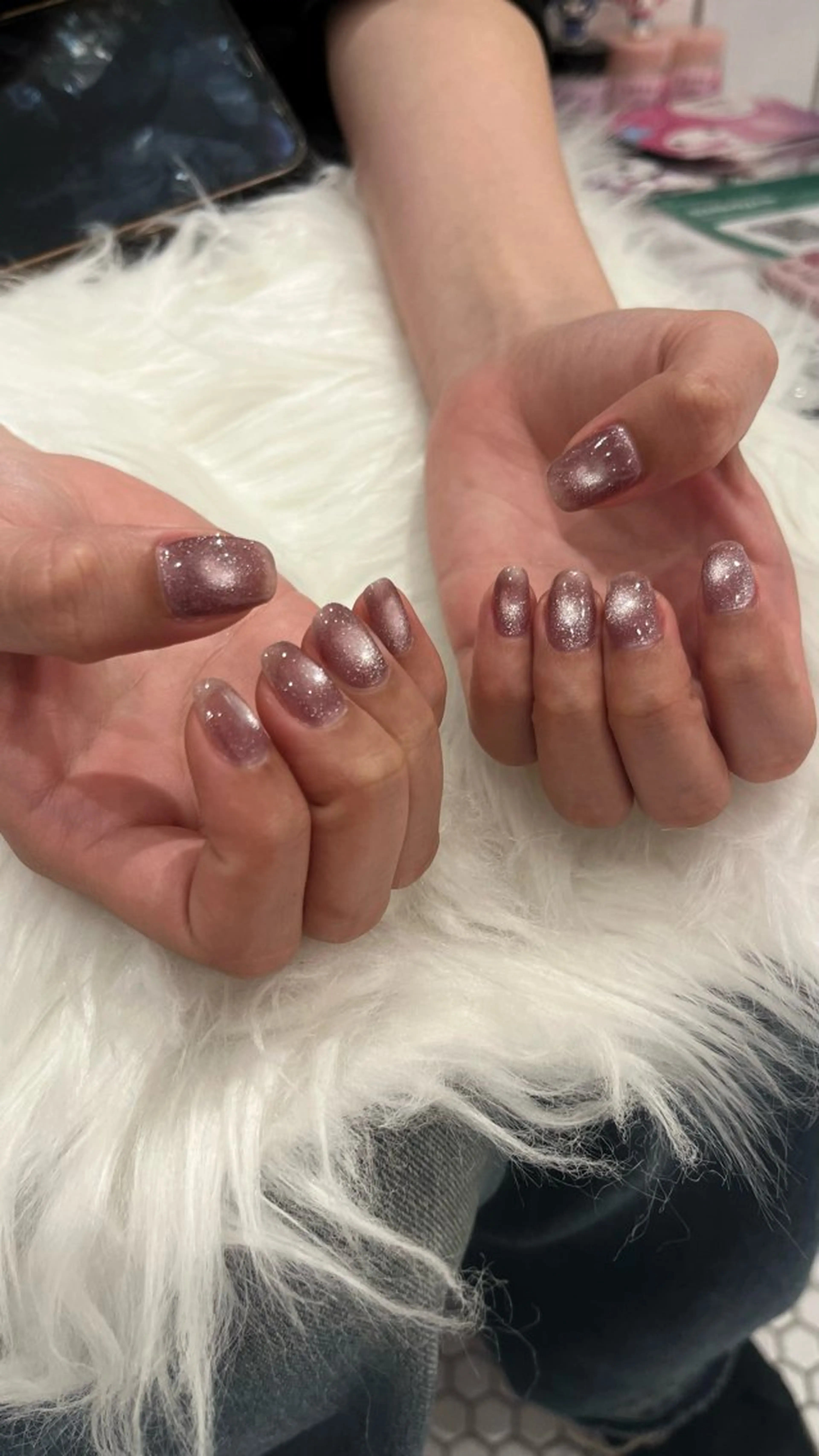 ネイル マグネットネイル SHELL NAIL 🐰ｎｏａ🐶のネイルデザイン