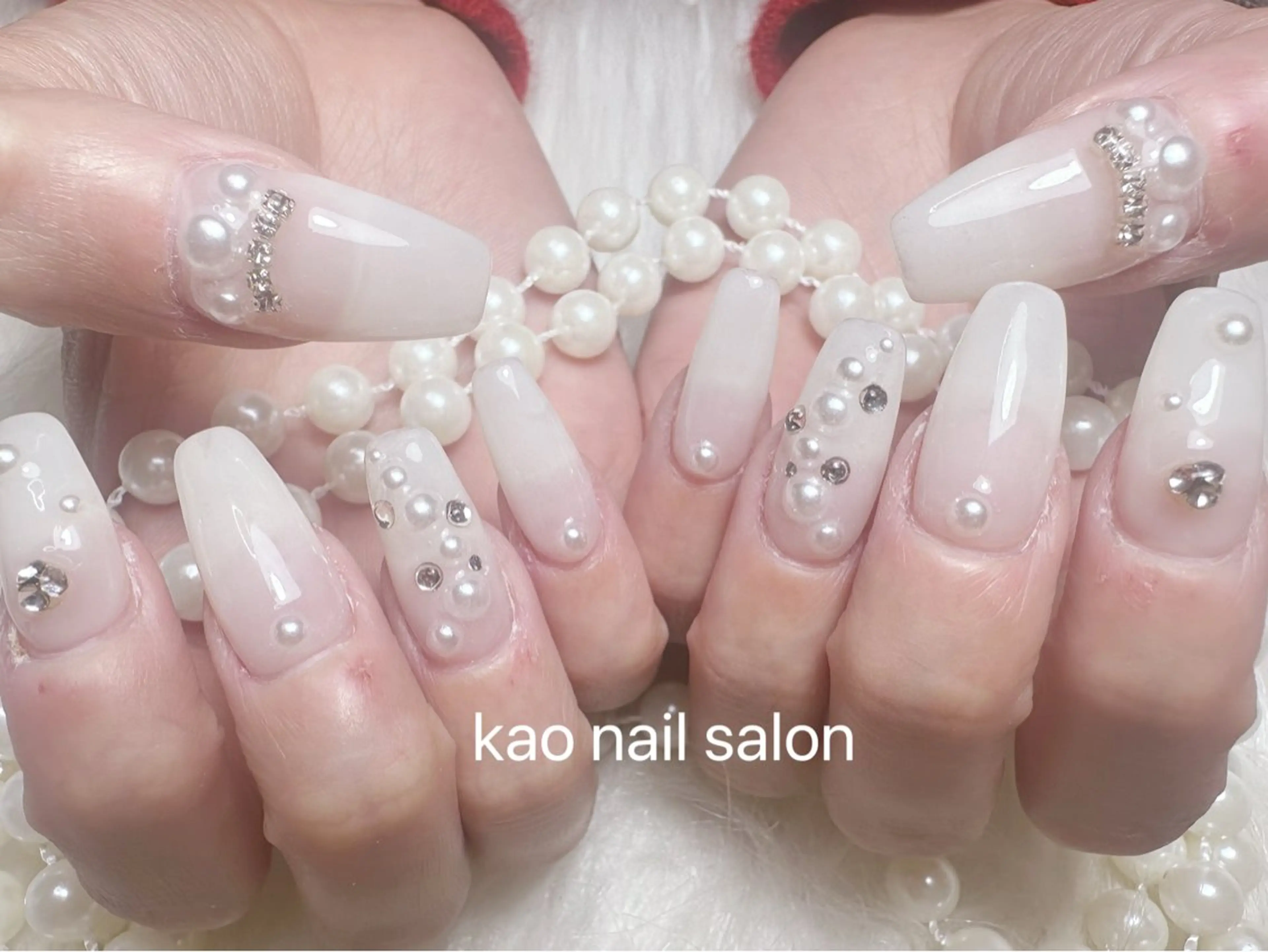 ネイル ハンドネイル kao nail マグネット/長さだしのネイルデザイン