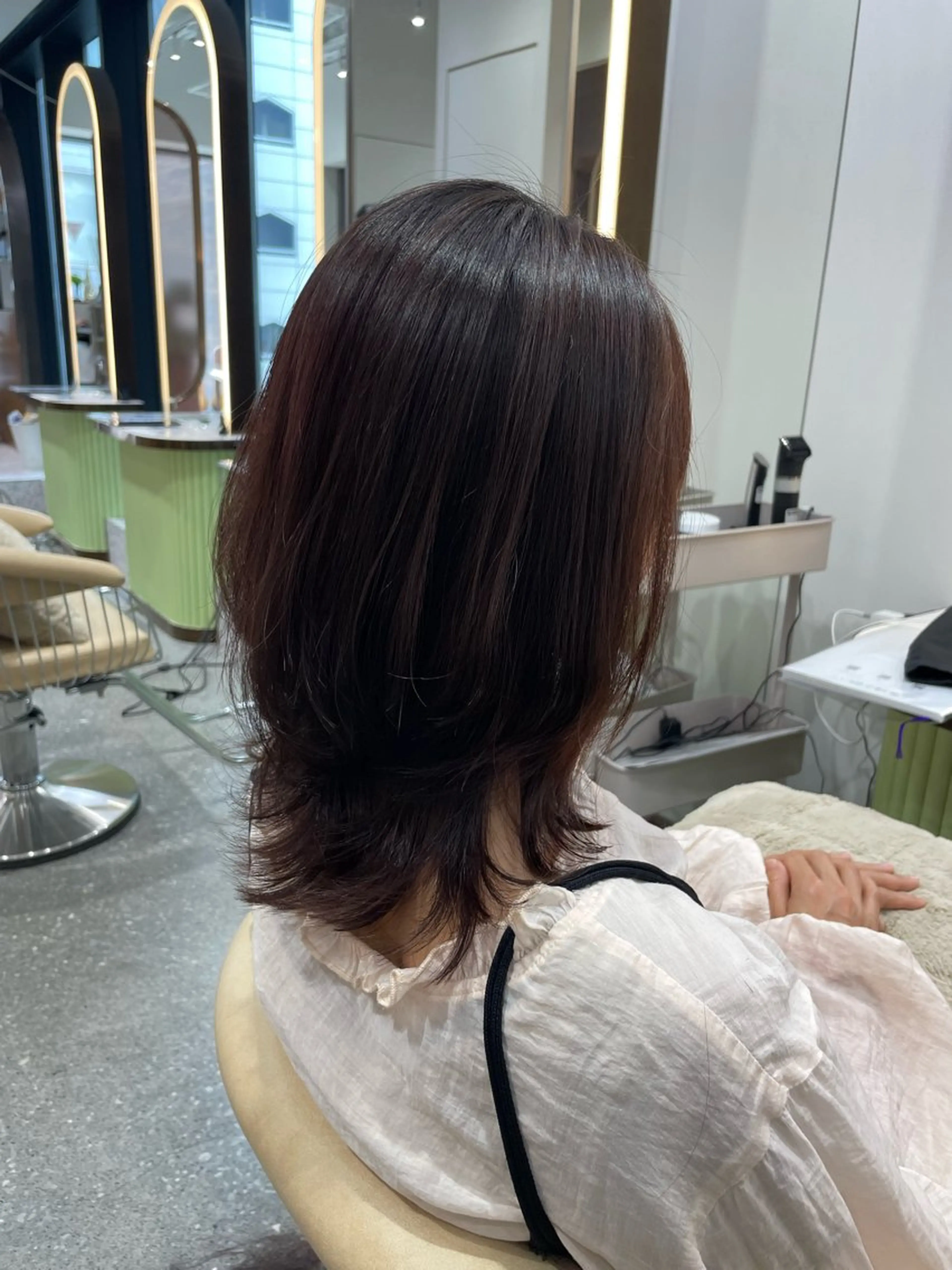 ミディアム パーマ 🐥ボブ/レイヤー 髪質改善/halcaのヘアスタイル