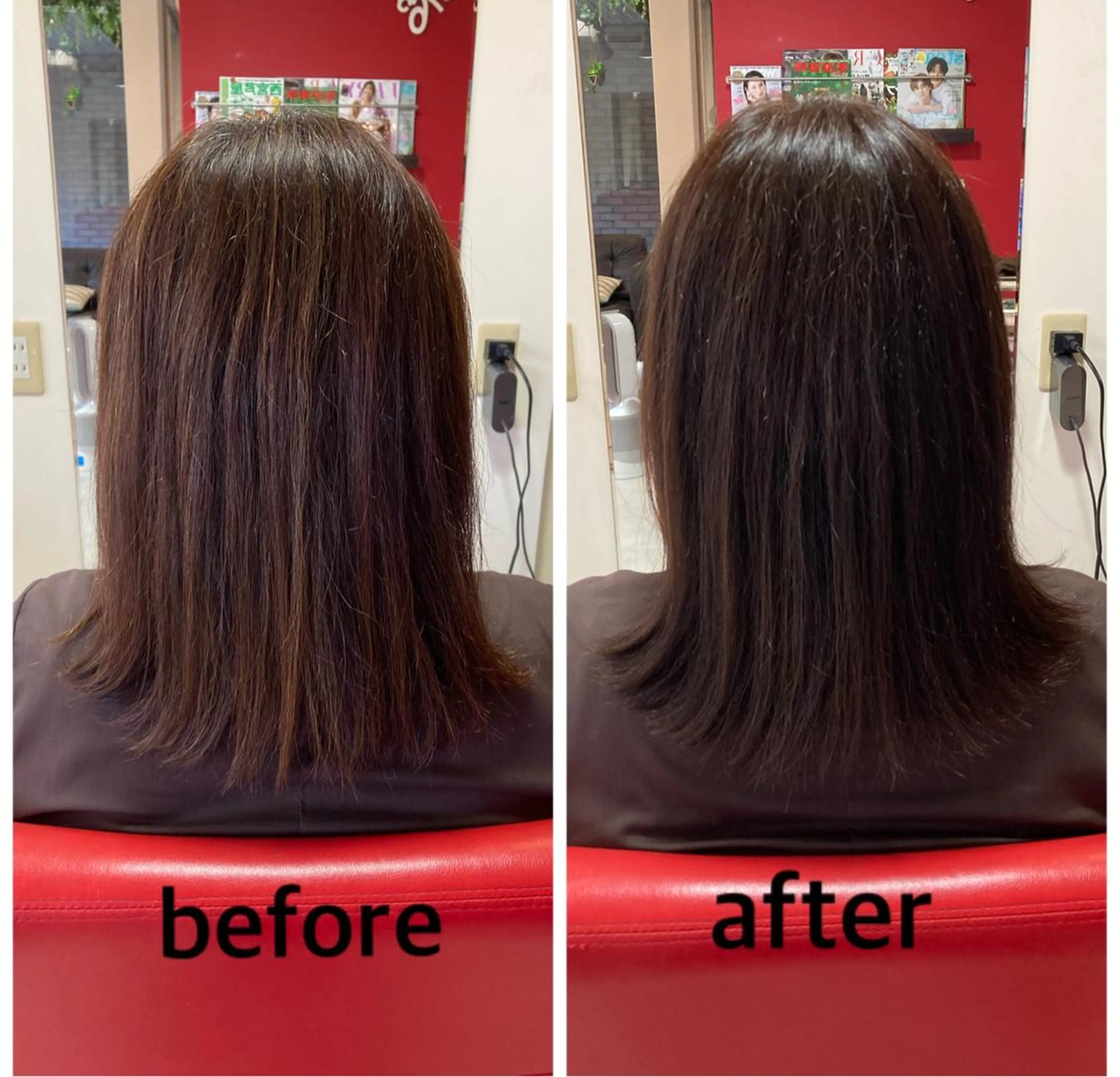 ミディアム 岸本 友子のヘアスタイル