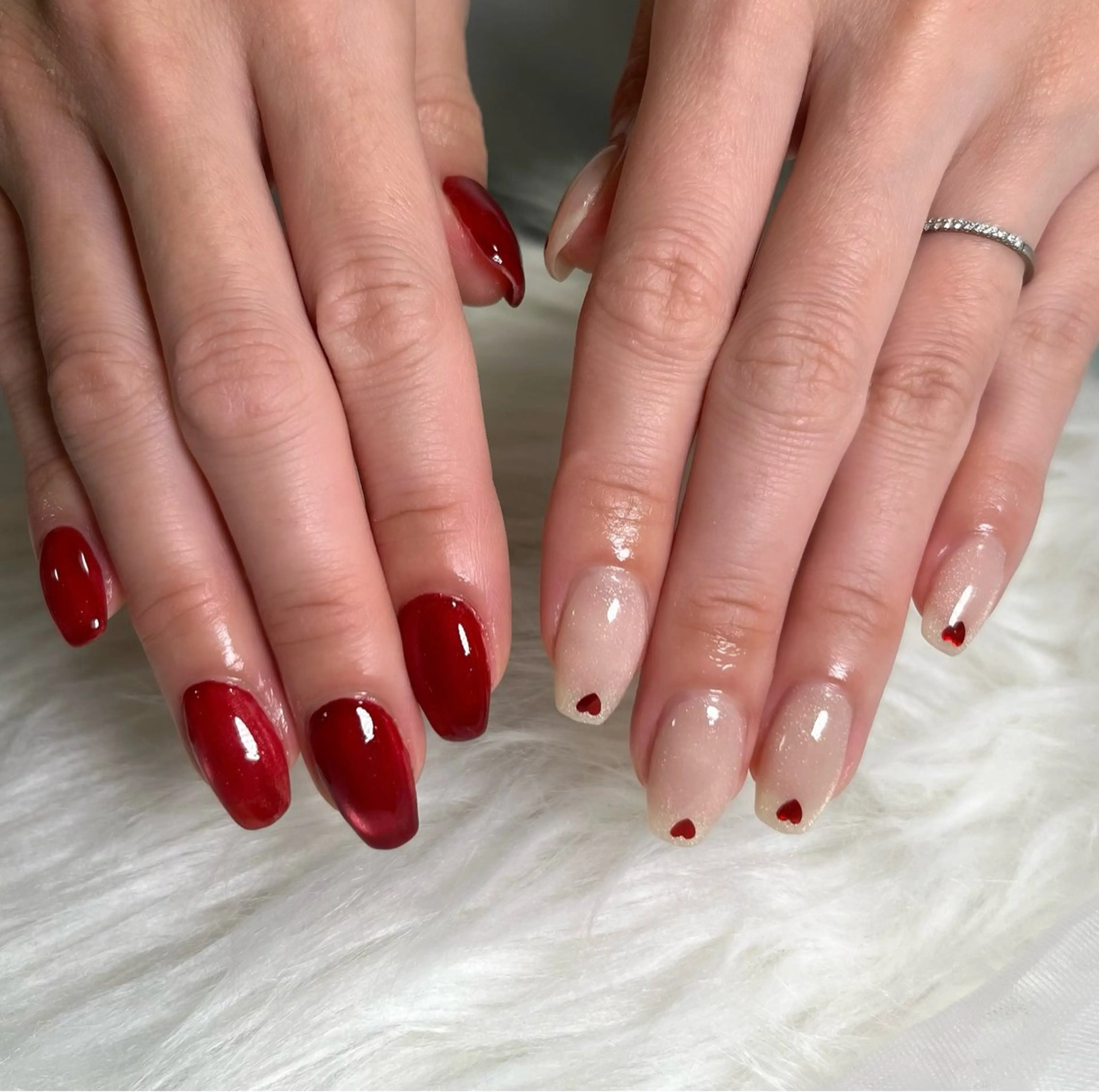 ネイル 冬ネイル クリスマス ハンドネイル D'accord Megumiのネイルデザイン