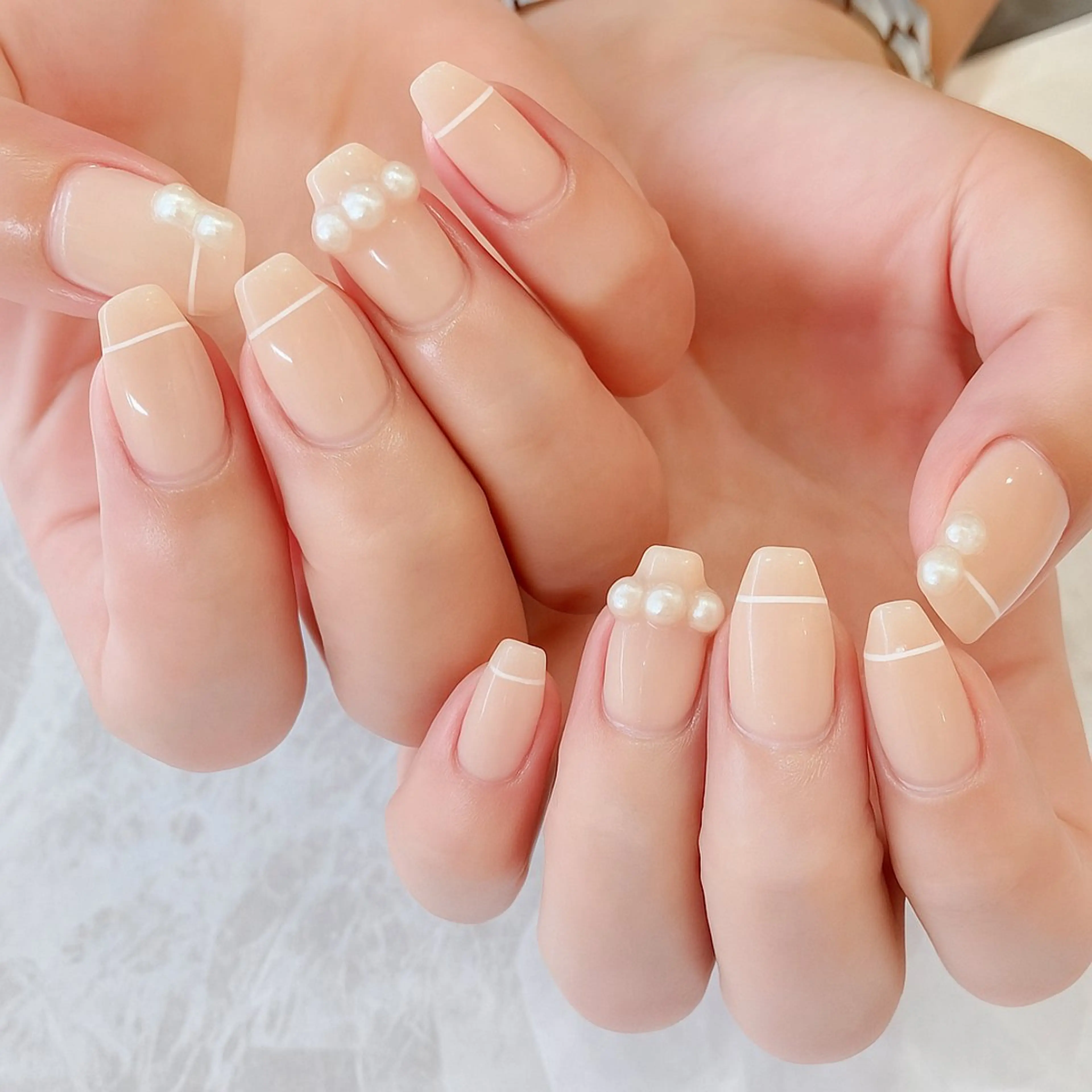 ネイル シンプルネイル 諌山 順恵のネイルデザイン