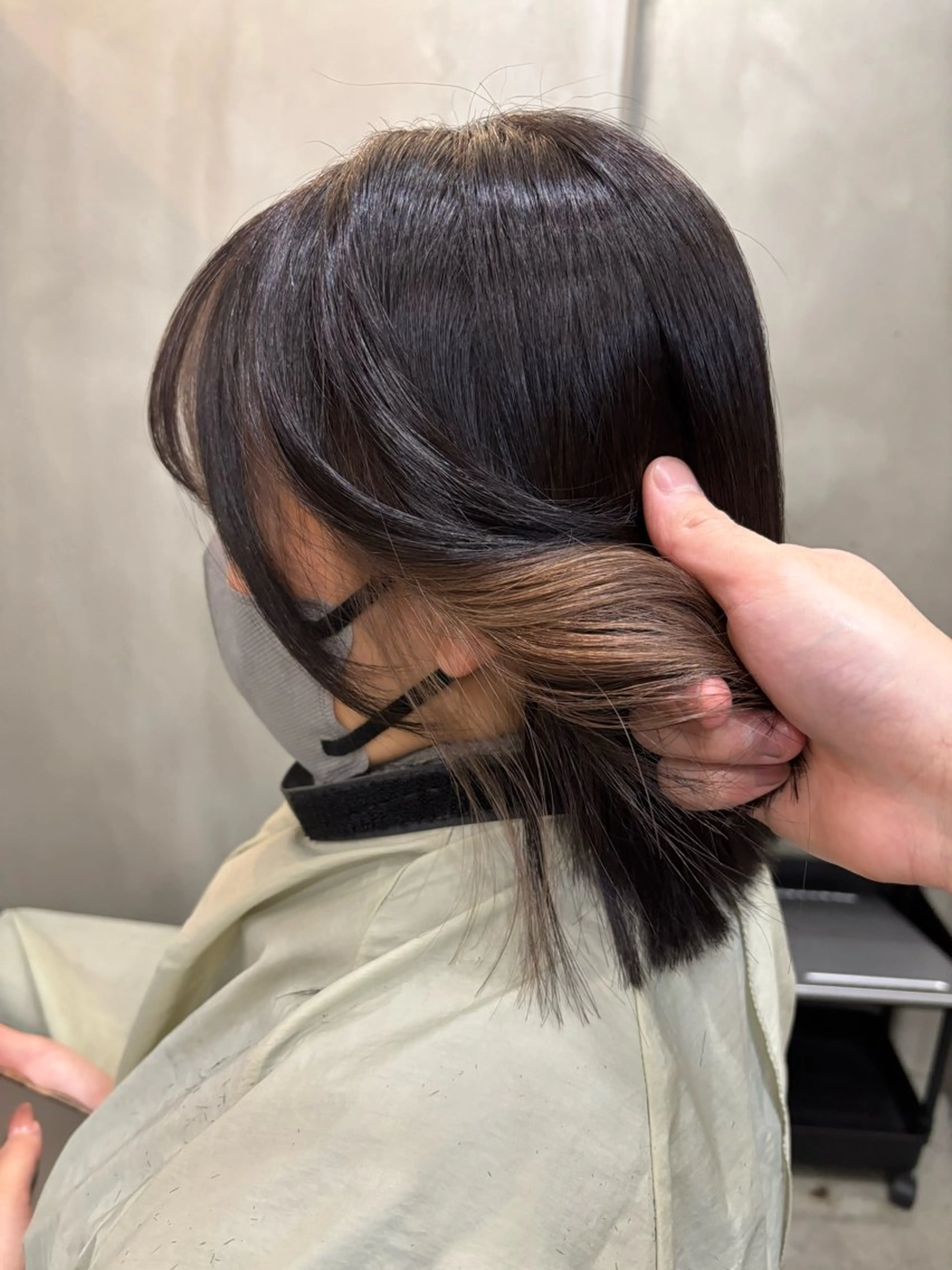 ショート カラー インナーカラー ヘアカラー 中園康 /カラー/ブリーチのヘアスタイル