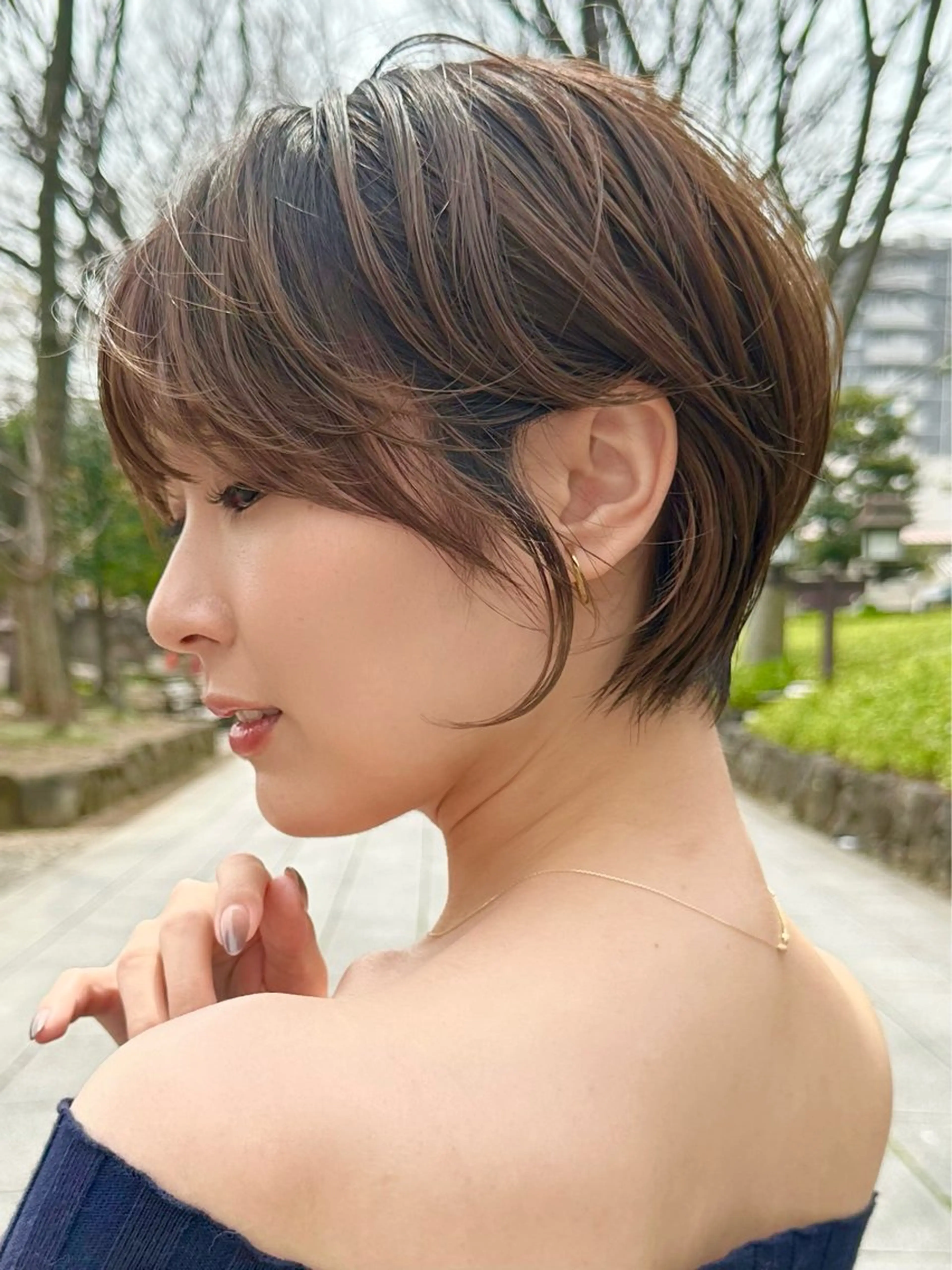 ショート カット ヘアカラー トリートメント ヘッドスパ taiga レイヤー /髪質改善/矯正🌈のヘアスタイル