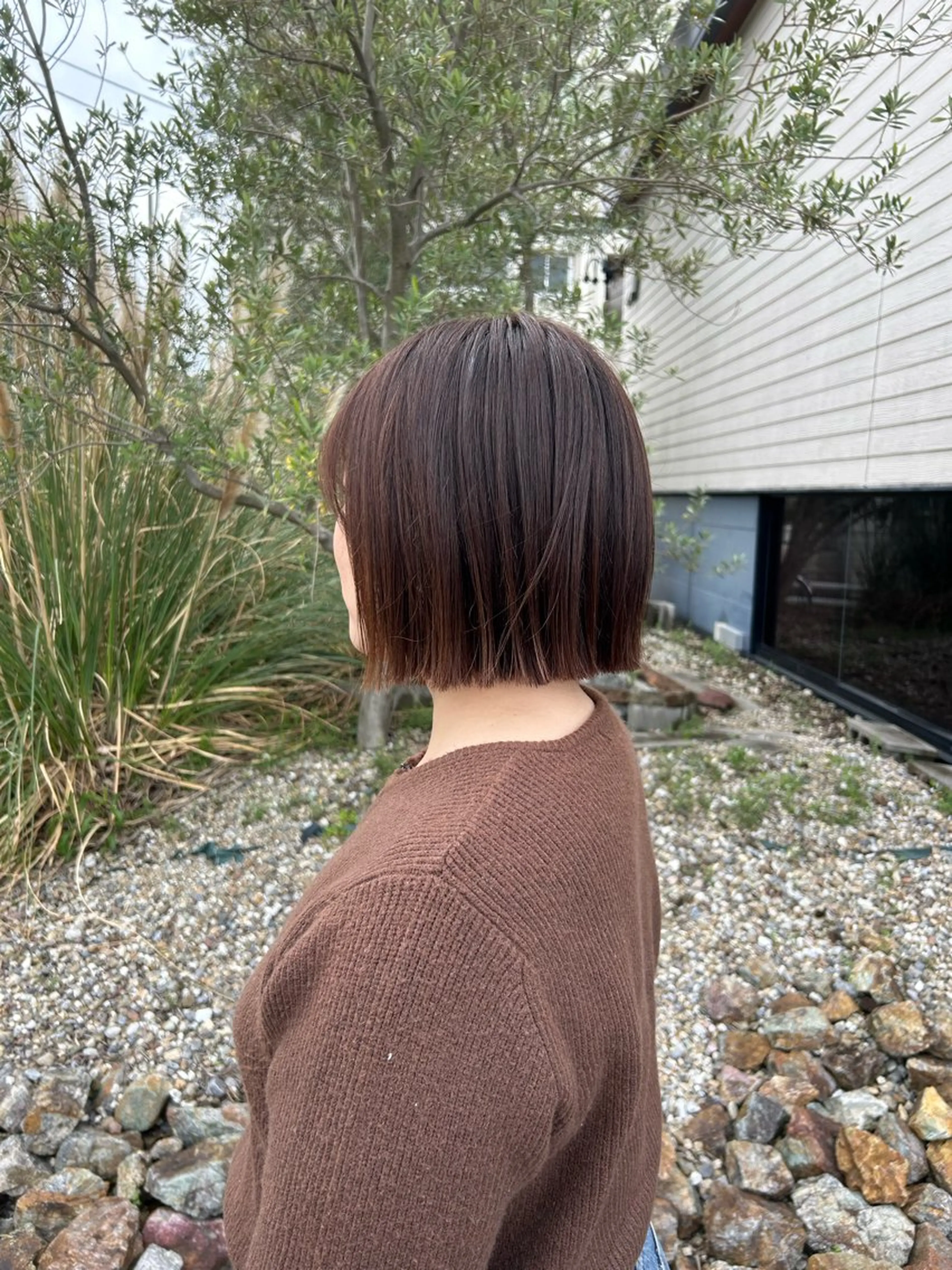 ショート ボブ カット 村松 麻菜のヘアスタイル