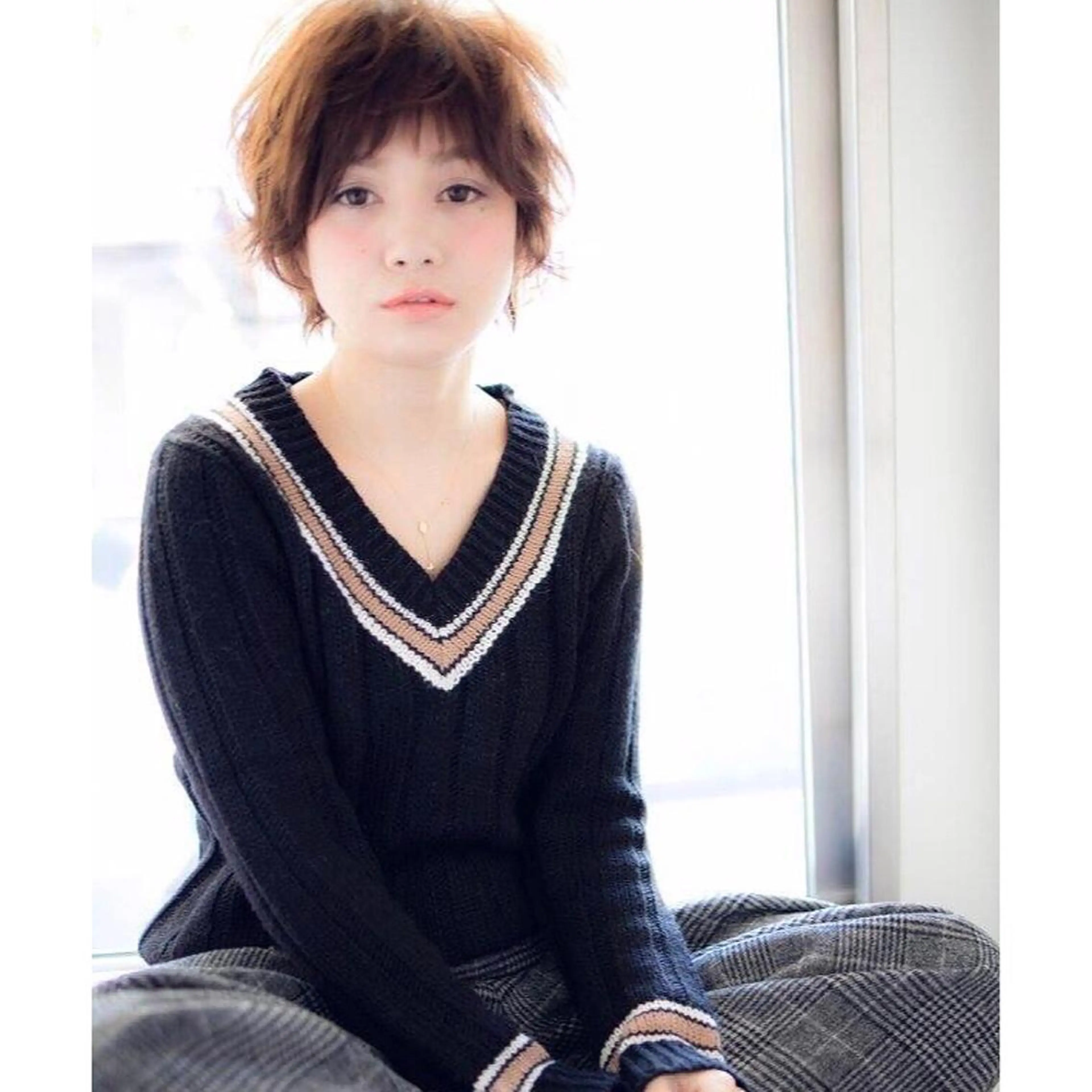 ショート カラー 内藤 達也のヘアスタイル