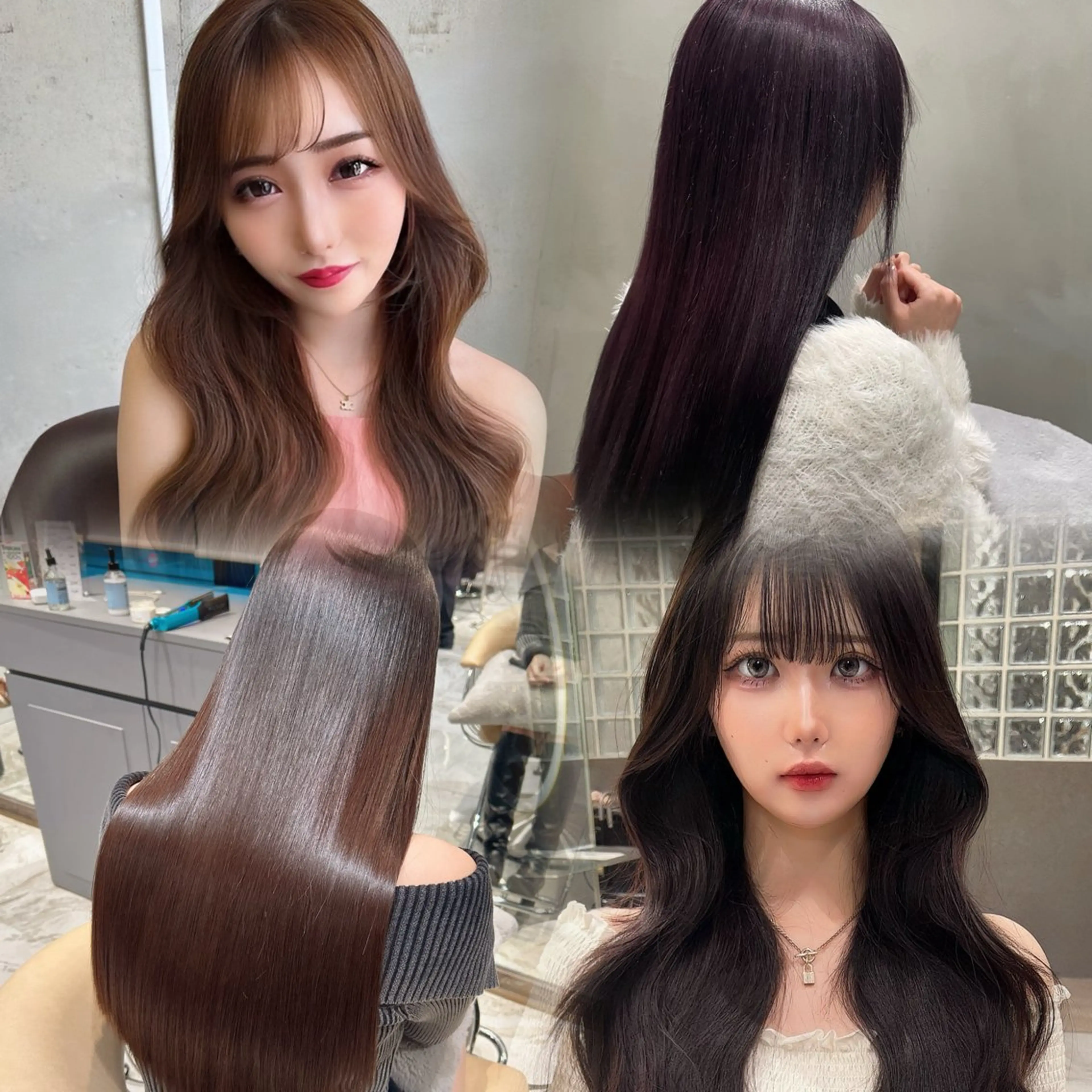 ロング カラー カット ヘアカラー 🥇KEN /レイヤー/カラーのヘアスタイル