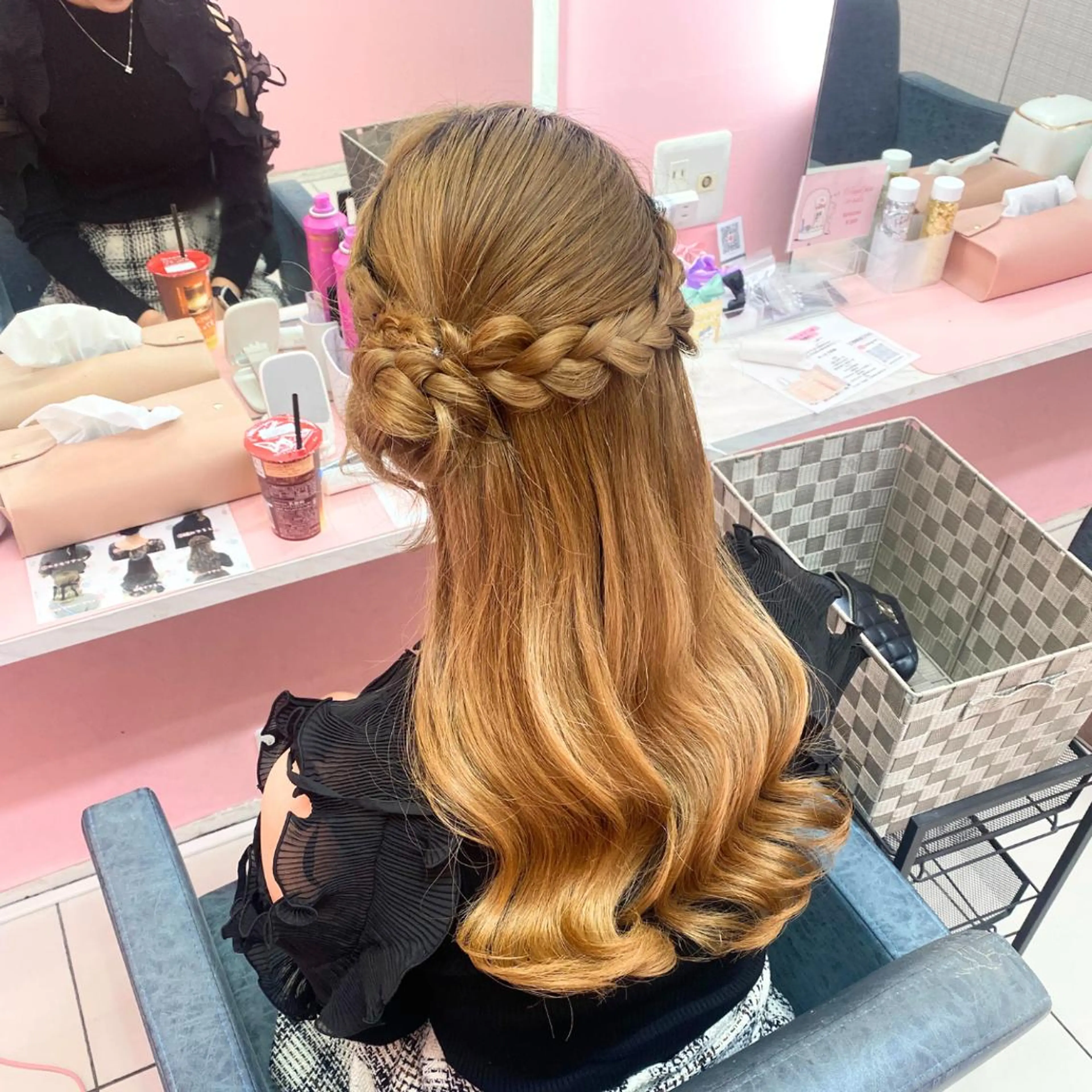 ヘアアレンジ ハーフアップ season エクステ/ヘアカラーのヘアスタイル