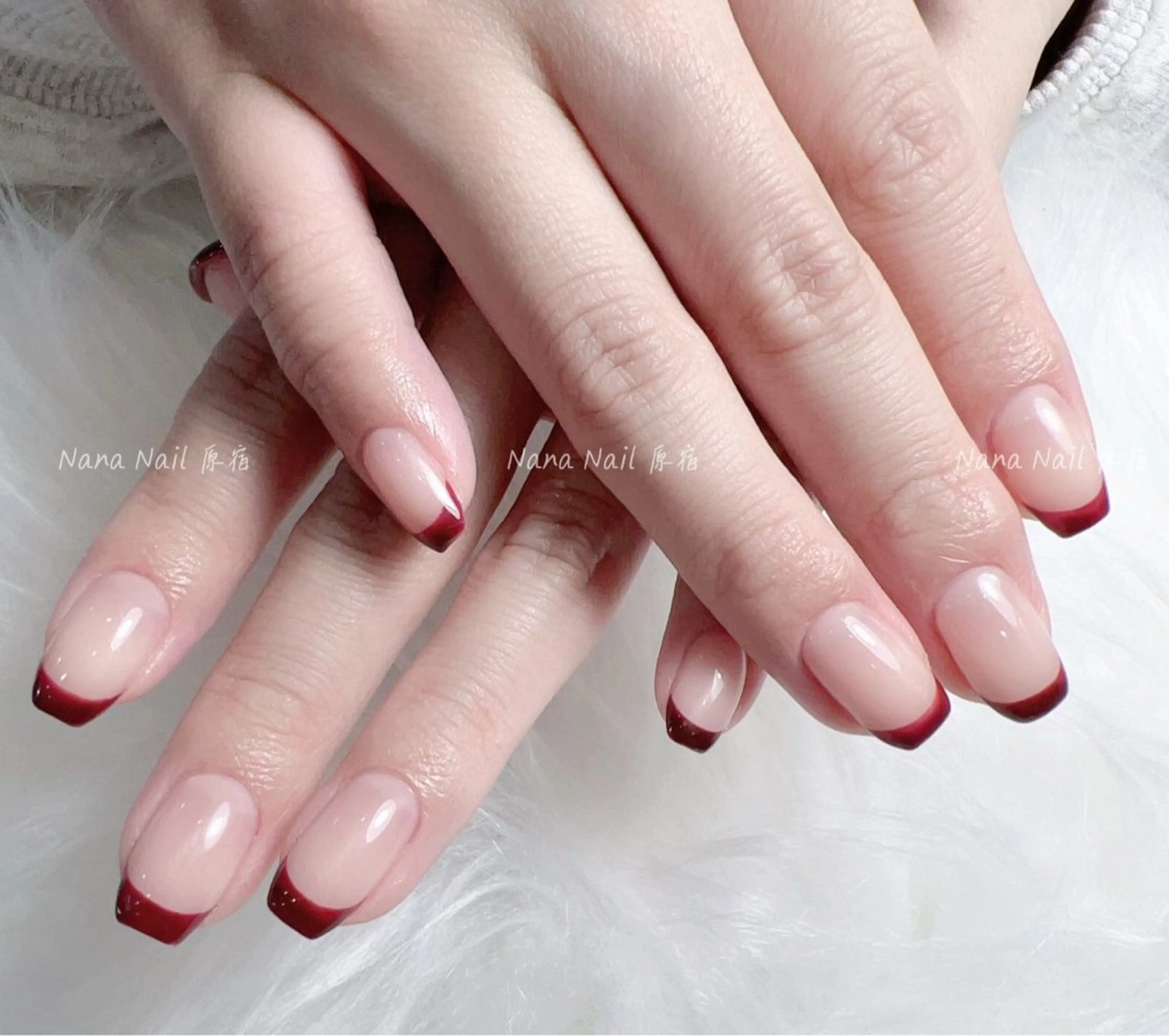 ネイル フレンチネイル Unicorn Nail原宿表参道のネイルデザイン