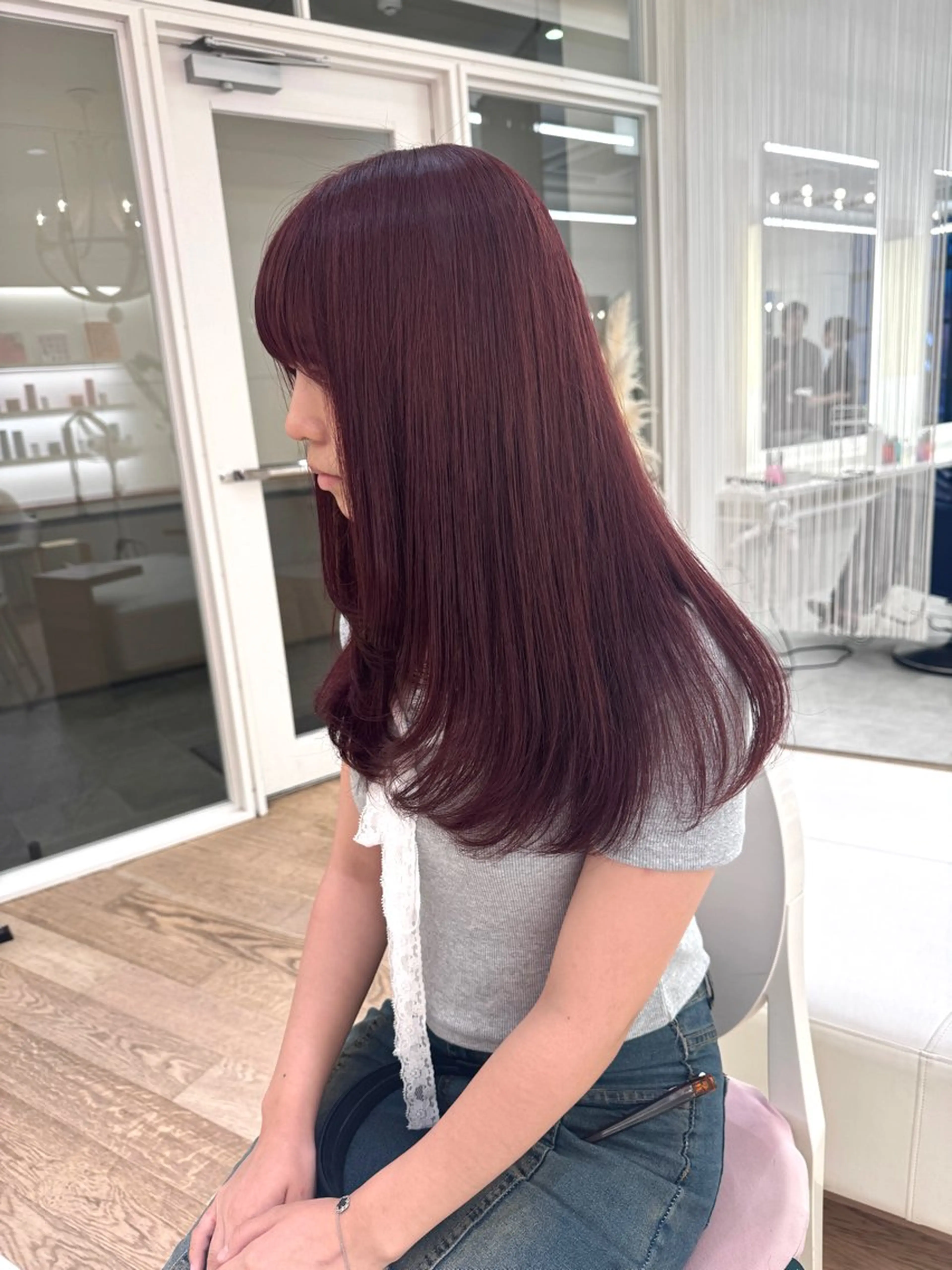 ロング カラー ヘアカラー トリートメント ♡ParveMix NANO♡のヘアスタイル