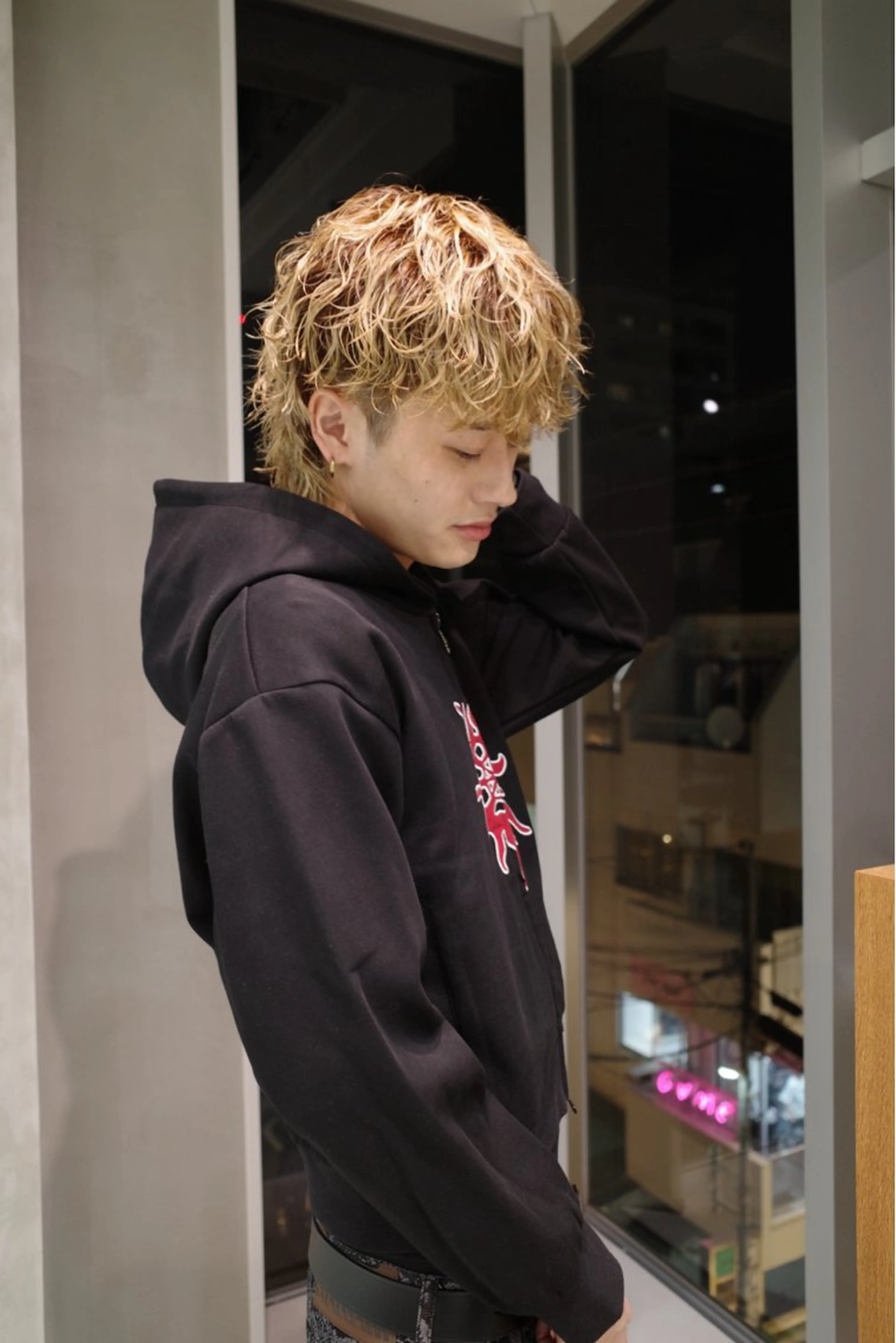 パーマ スパイラルパーマ カット パーマ 八原 良来のヘアスタイル