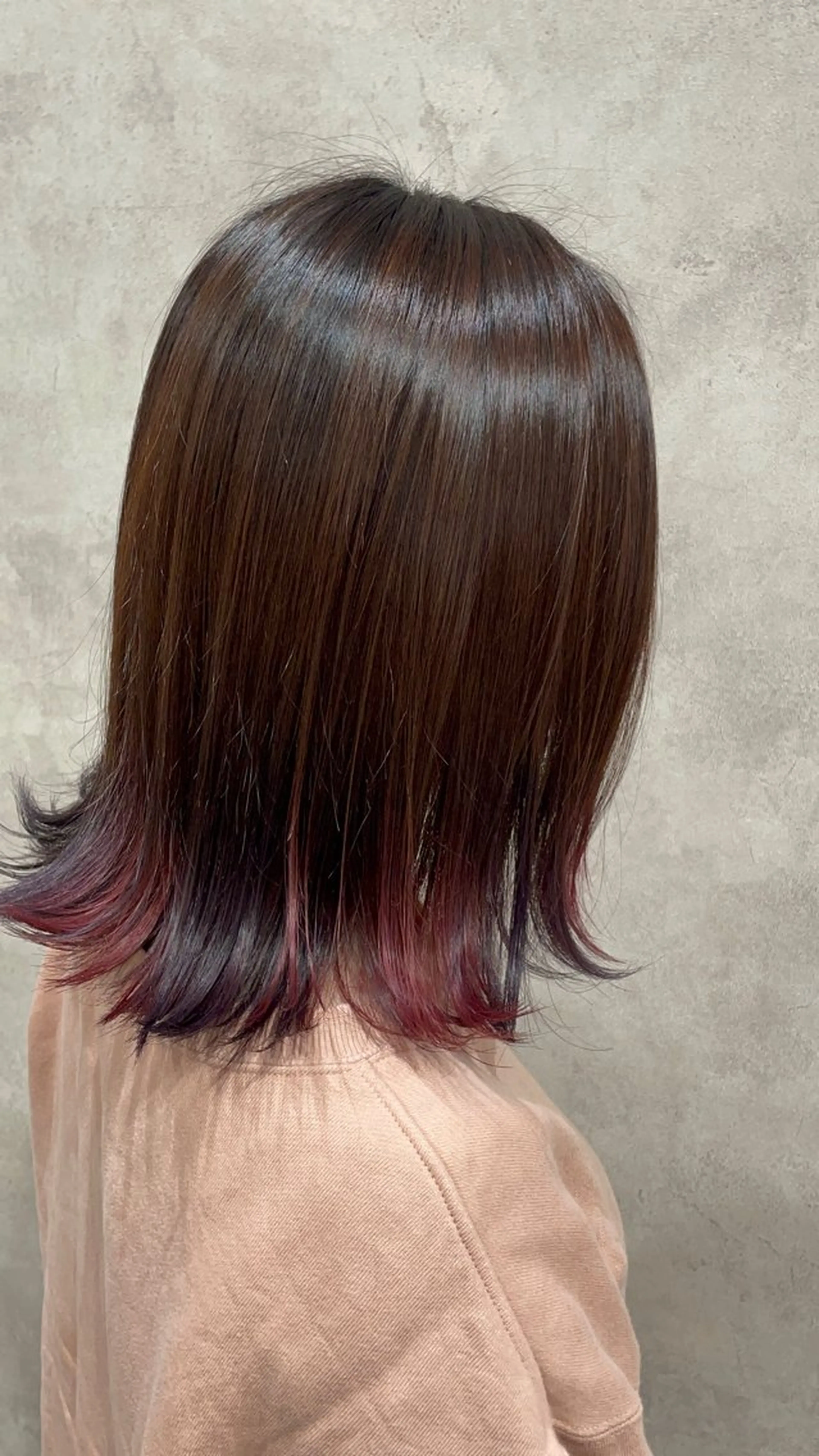 ミディアム カラー Love&Hair Breit/下川のヘアスタイル