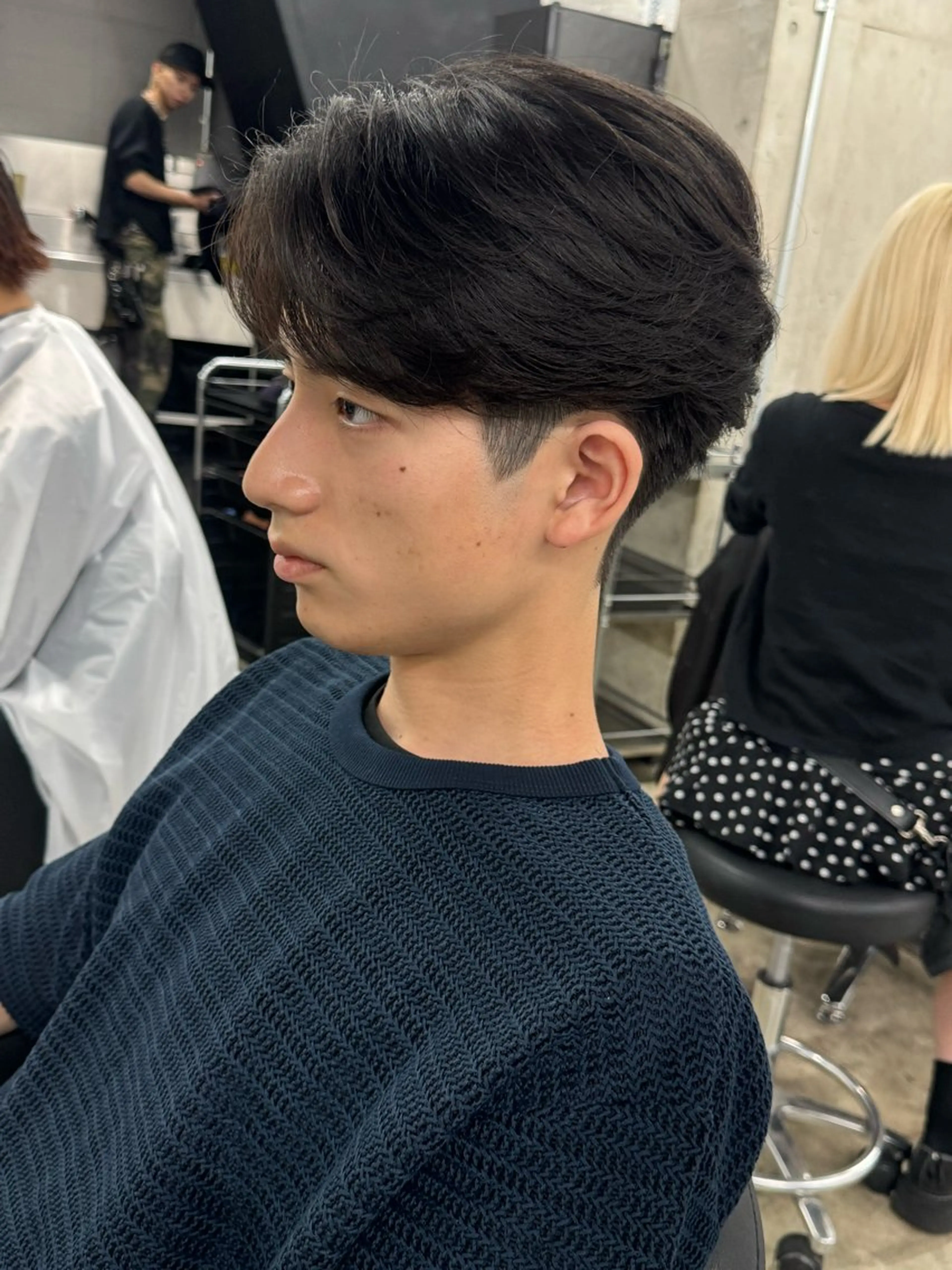 ショート メンズ カット 縮毛矯正 トリートメント ヘアセット Pia/KIRIA /福岡美容室のヘアスタイル