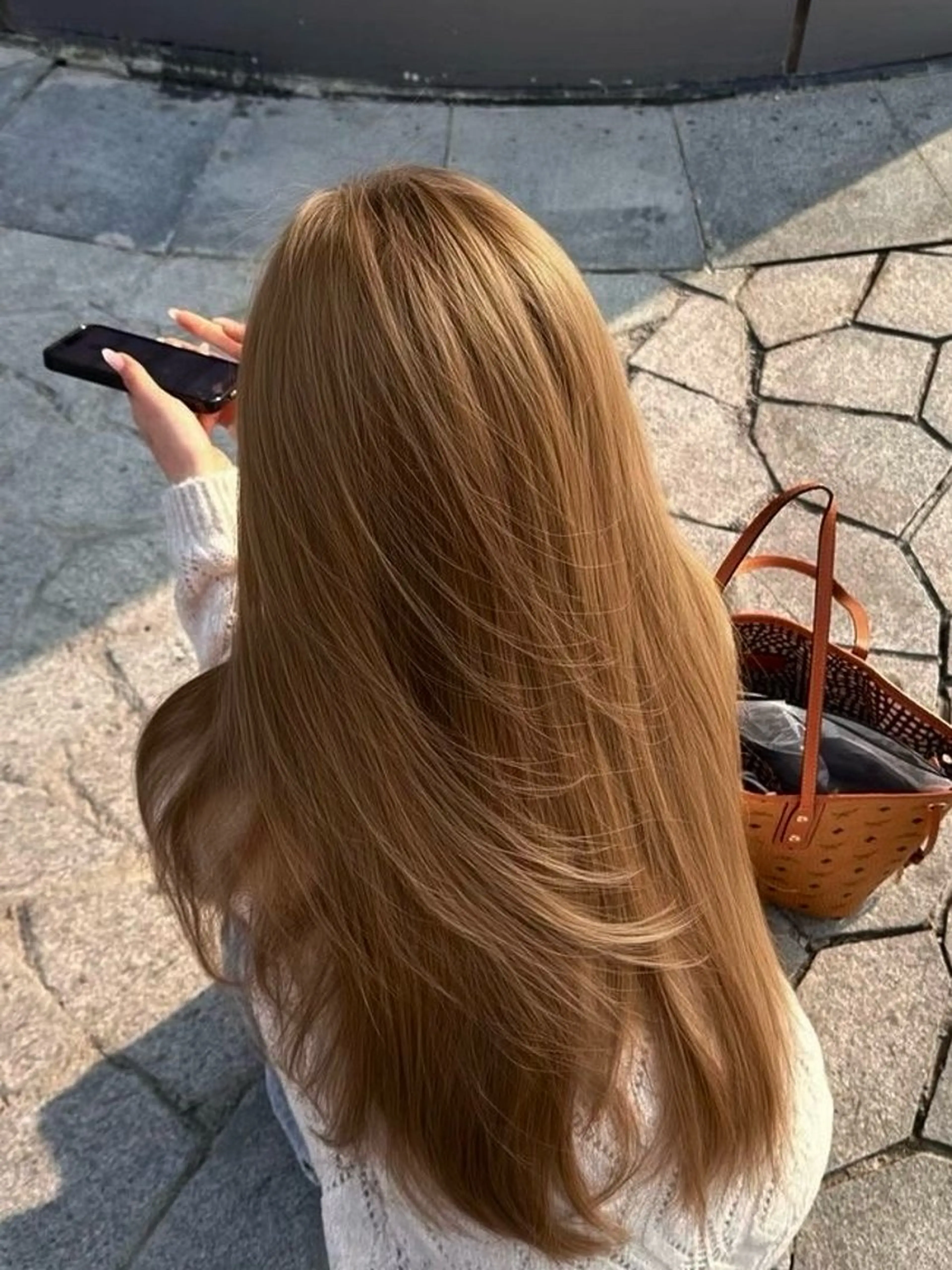 ロング カラー ヘアカラー トリートメント 韓国っぽ×透け感🪽 Fumi 🤍のヘアスタイル