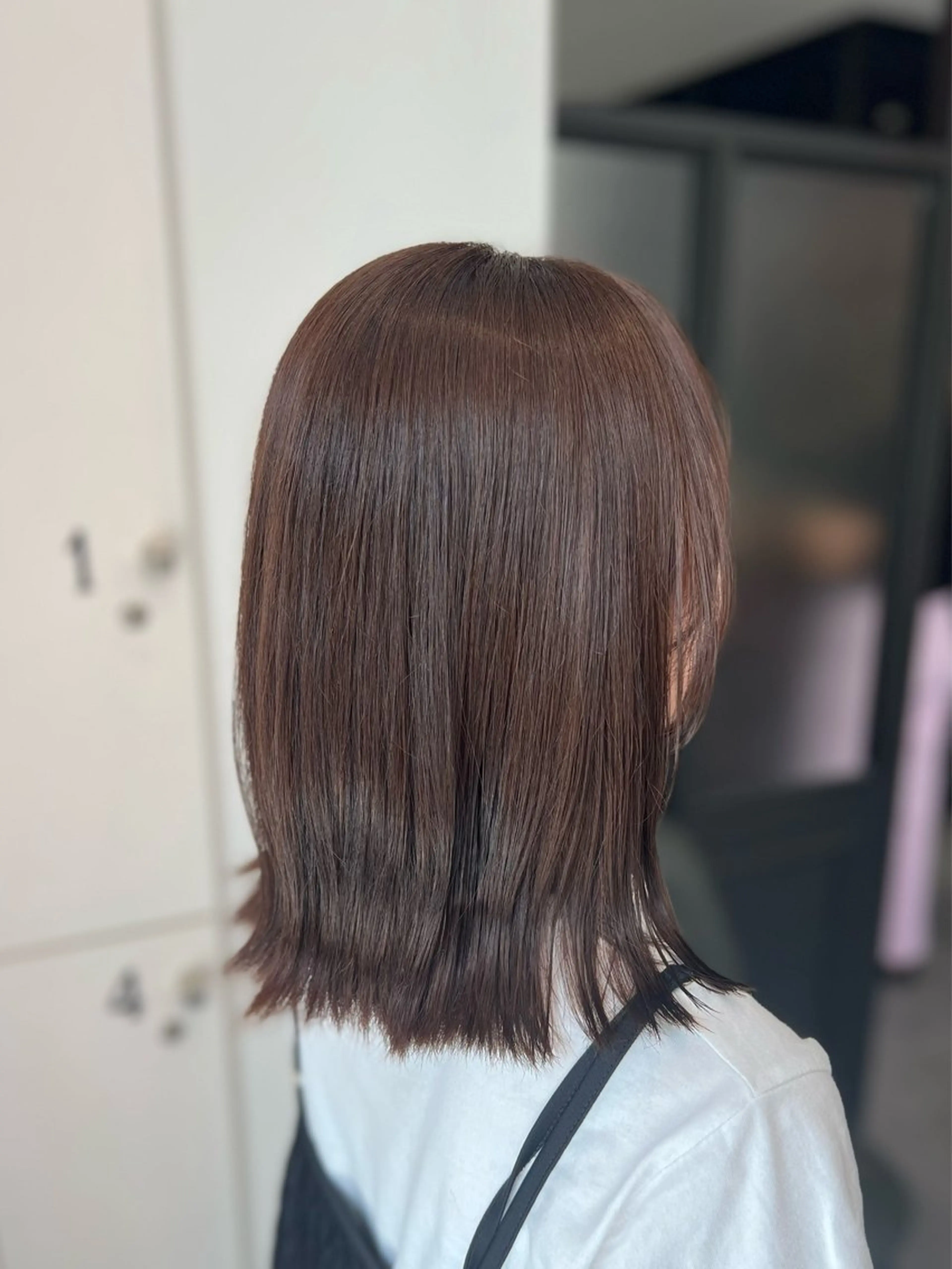 ミディアム カラー アッシュ ベージュカラー Dia ‎ アキヨシ ミユのヘアスタイル