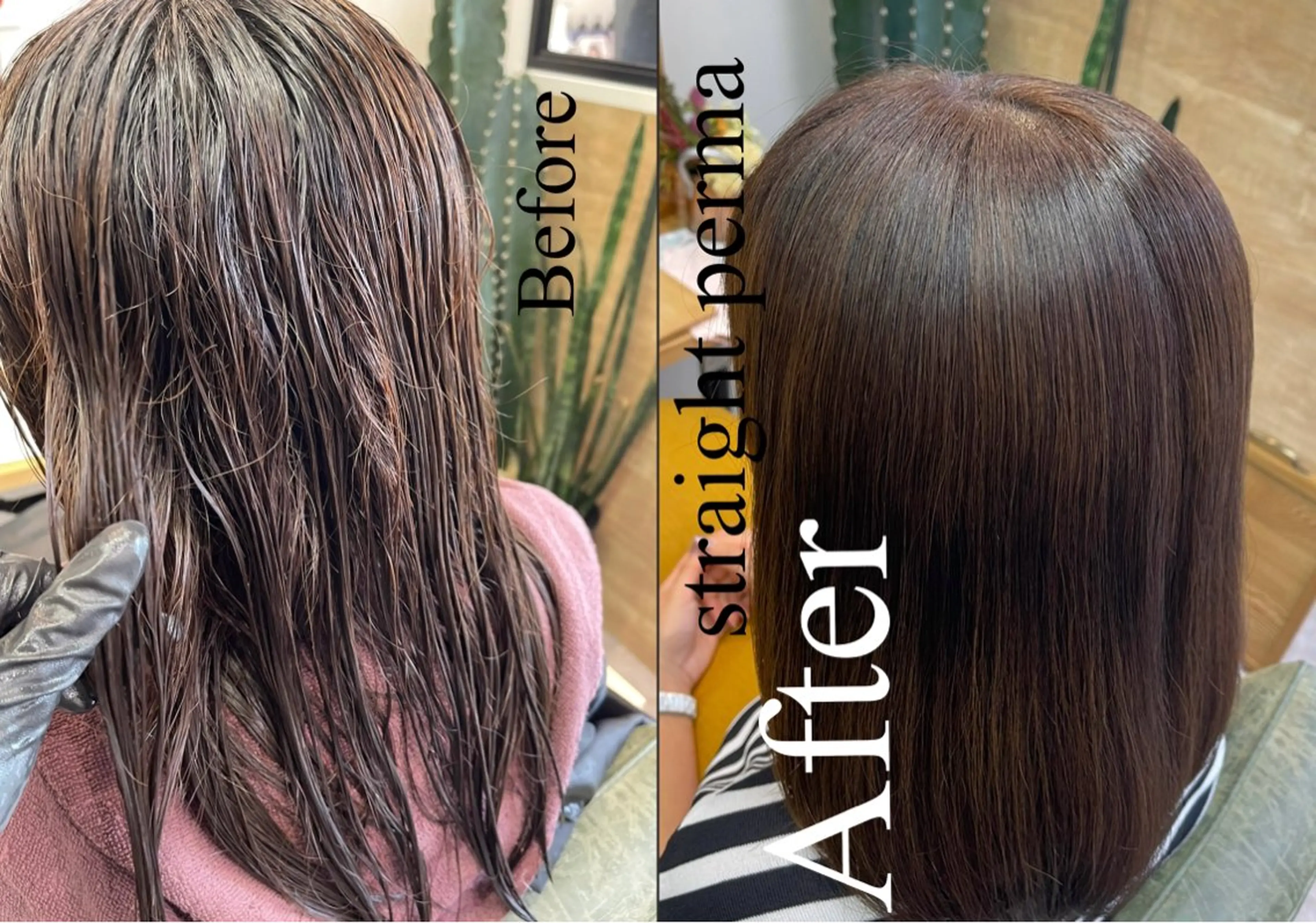 ロング パーマ くせ毛 縮毛矯正 charm《銀座》 ヘアセット/縮毛矯正のヘアスタイル