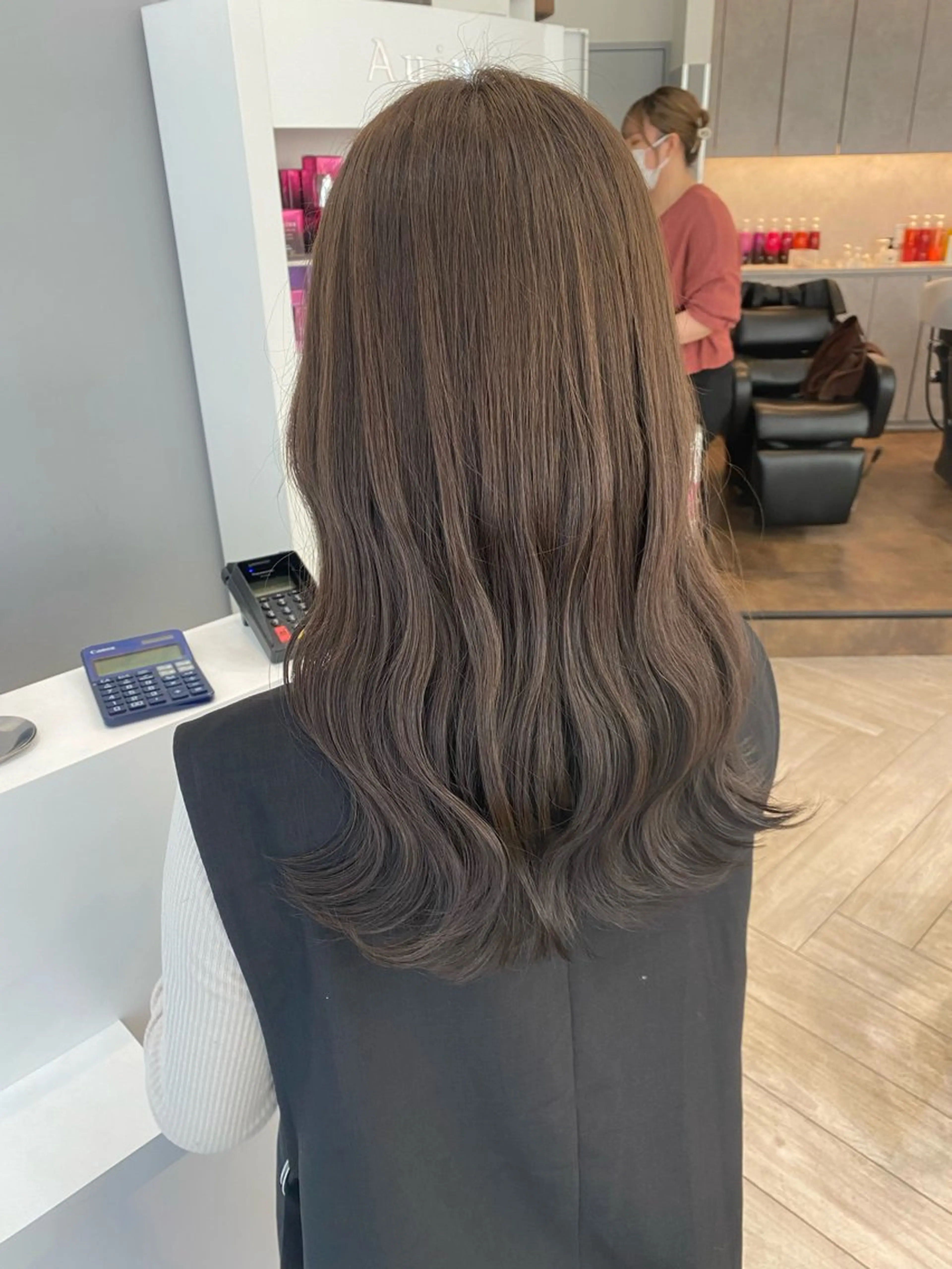 ロング カラー 広島/ヘアセット /ベージュ/わかなのヘアスタイル