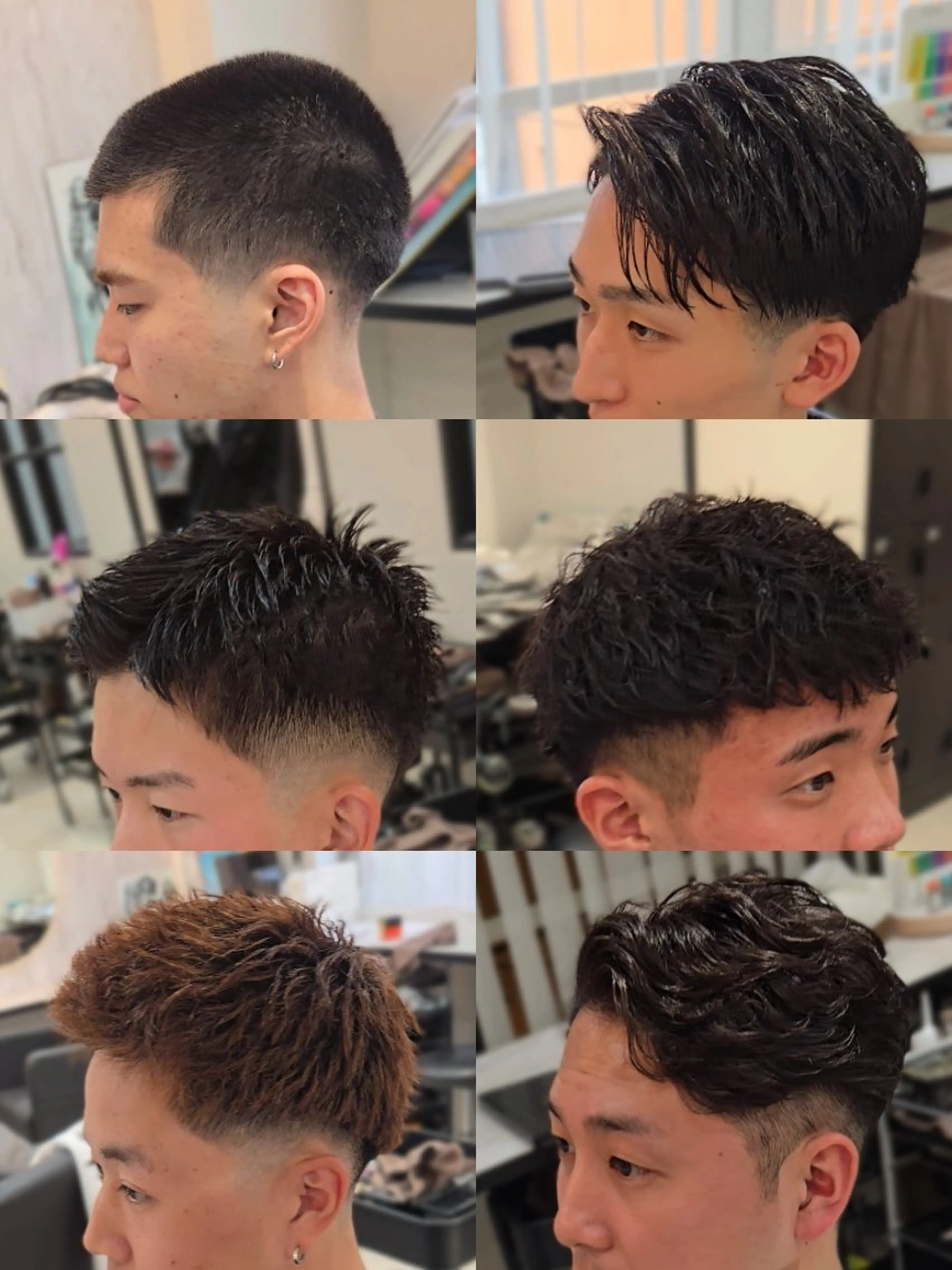 メンズ ショート パーマ フェードカット メンズパーマ LEN名古屋/パーマ 海外ヘア/メンズ特化のヘアスタイル