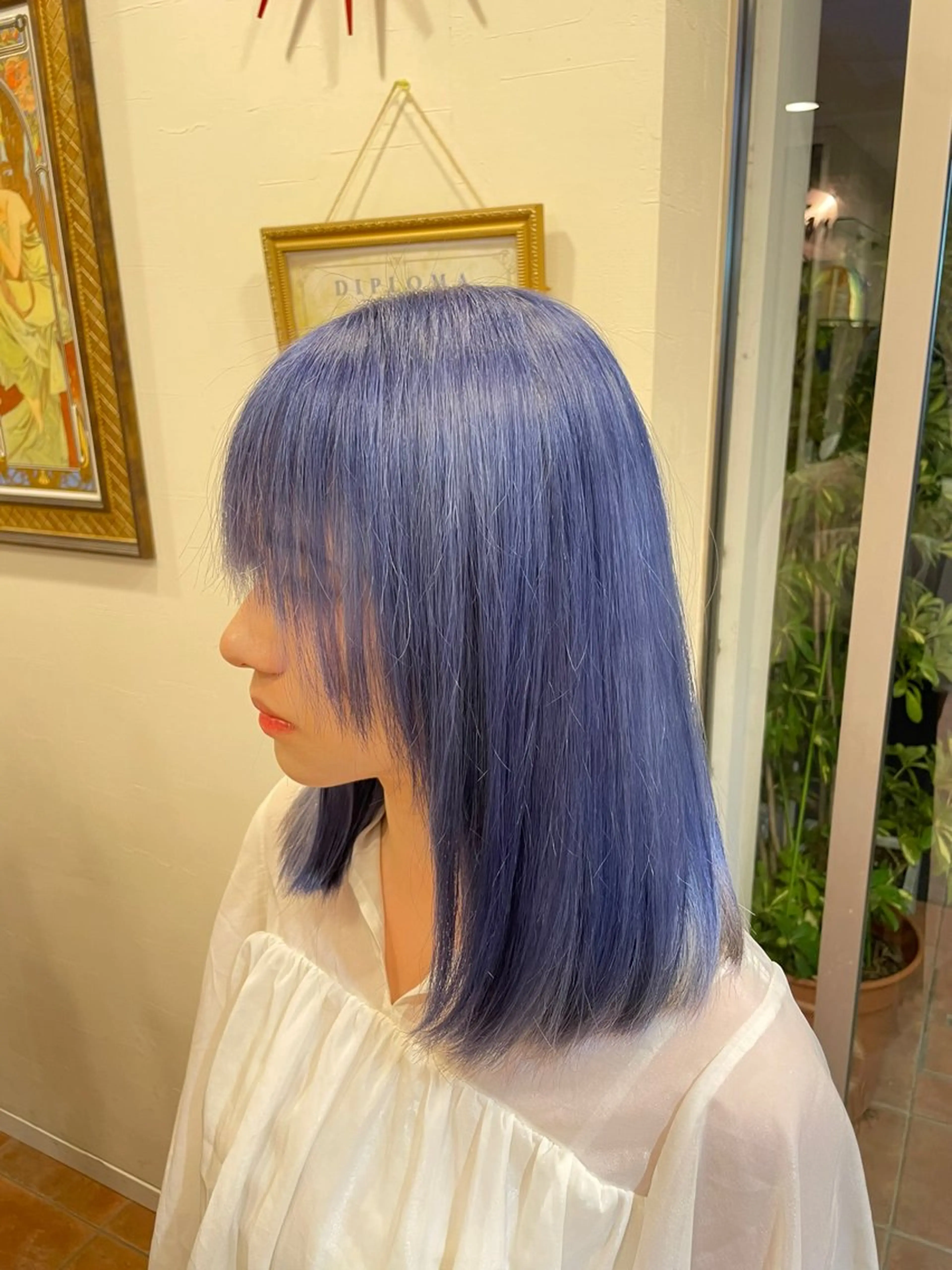 カラー ブルーカラー DEURA(デウラ) ✂のヘアスタイル