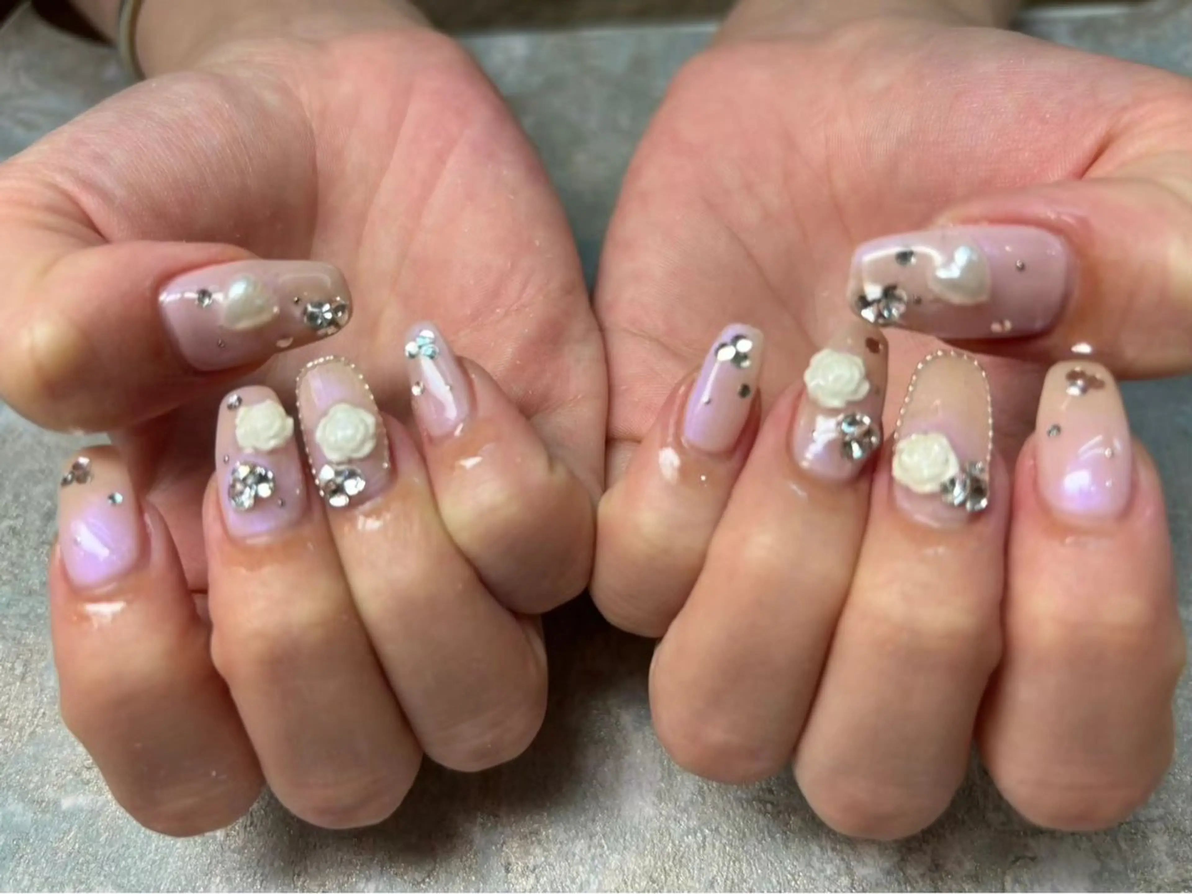 ネイル ハンドネイル Queennail 北堀江AYAのネイルデザイン