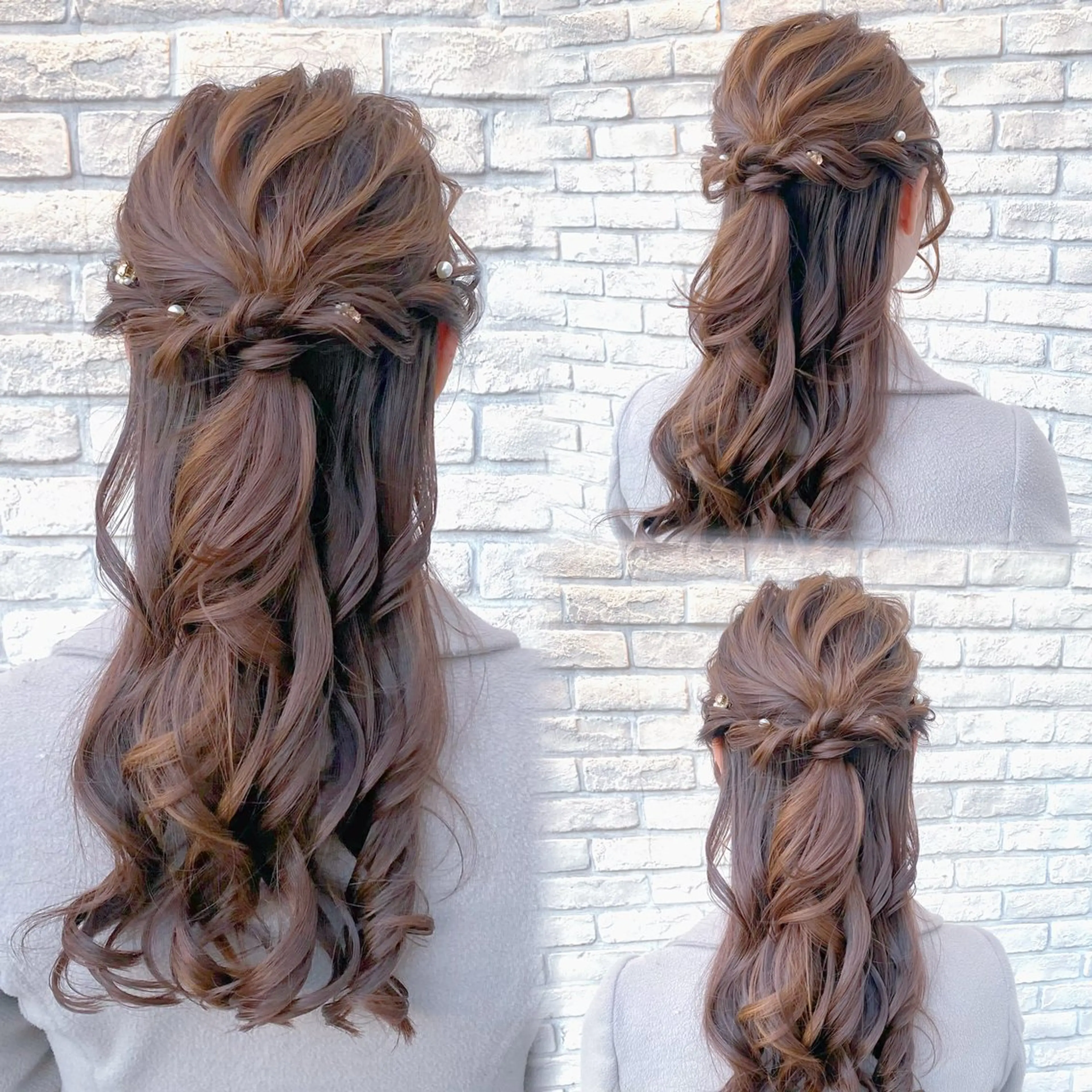 ヘアアレンジ ヘアセット 💙mai🫧 縮毛矯正・ハイライトのヘアスタイル