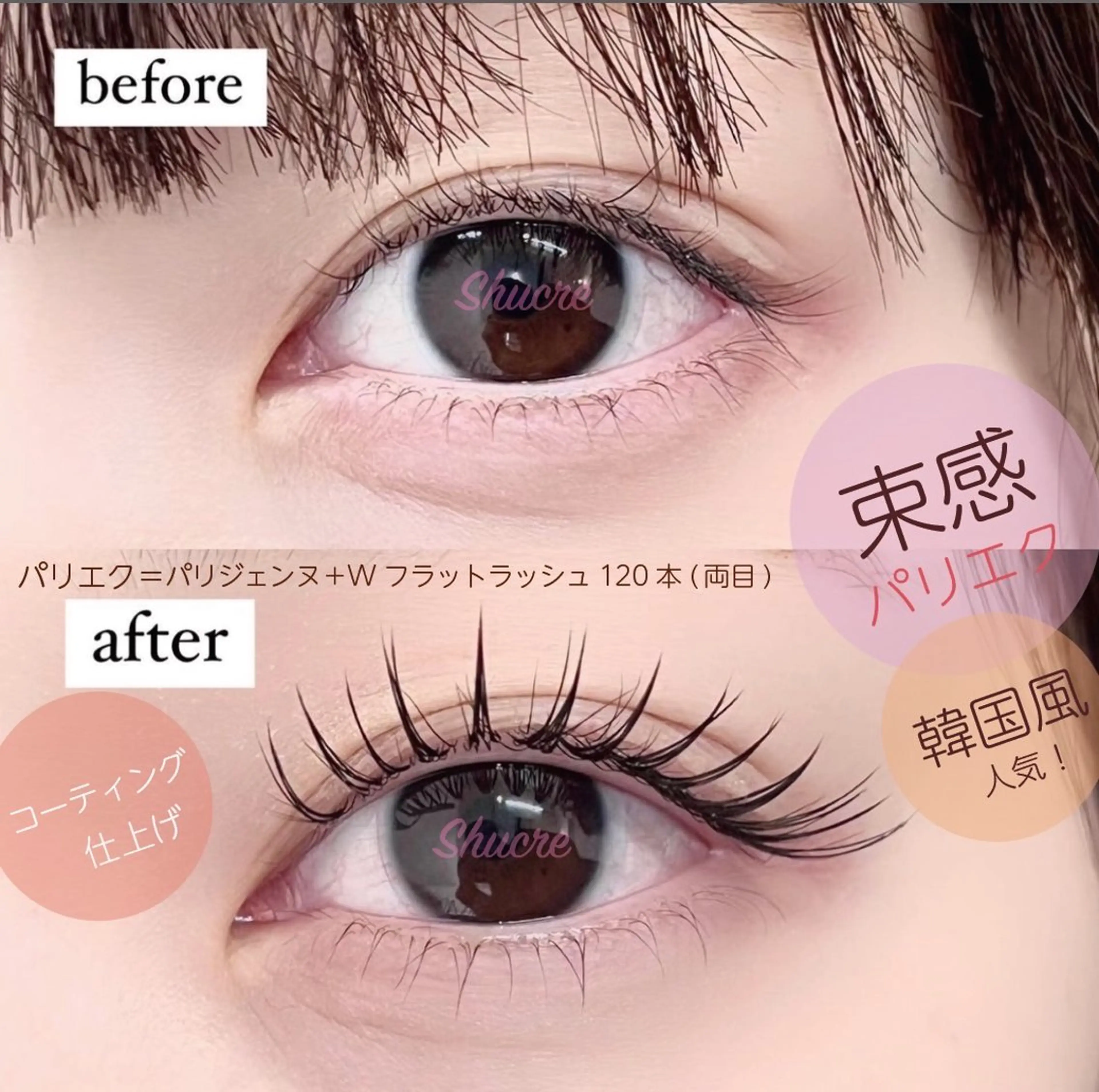 マツエク・マツパ Shucre豊田店 ANRIのマツエク・マツパデザイン