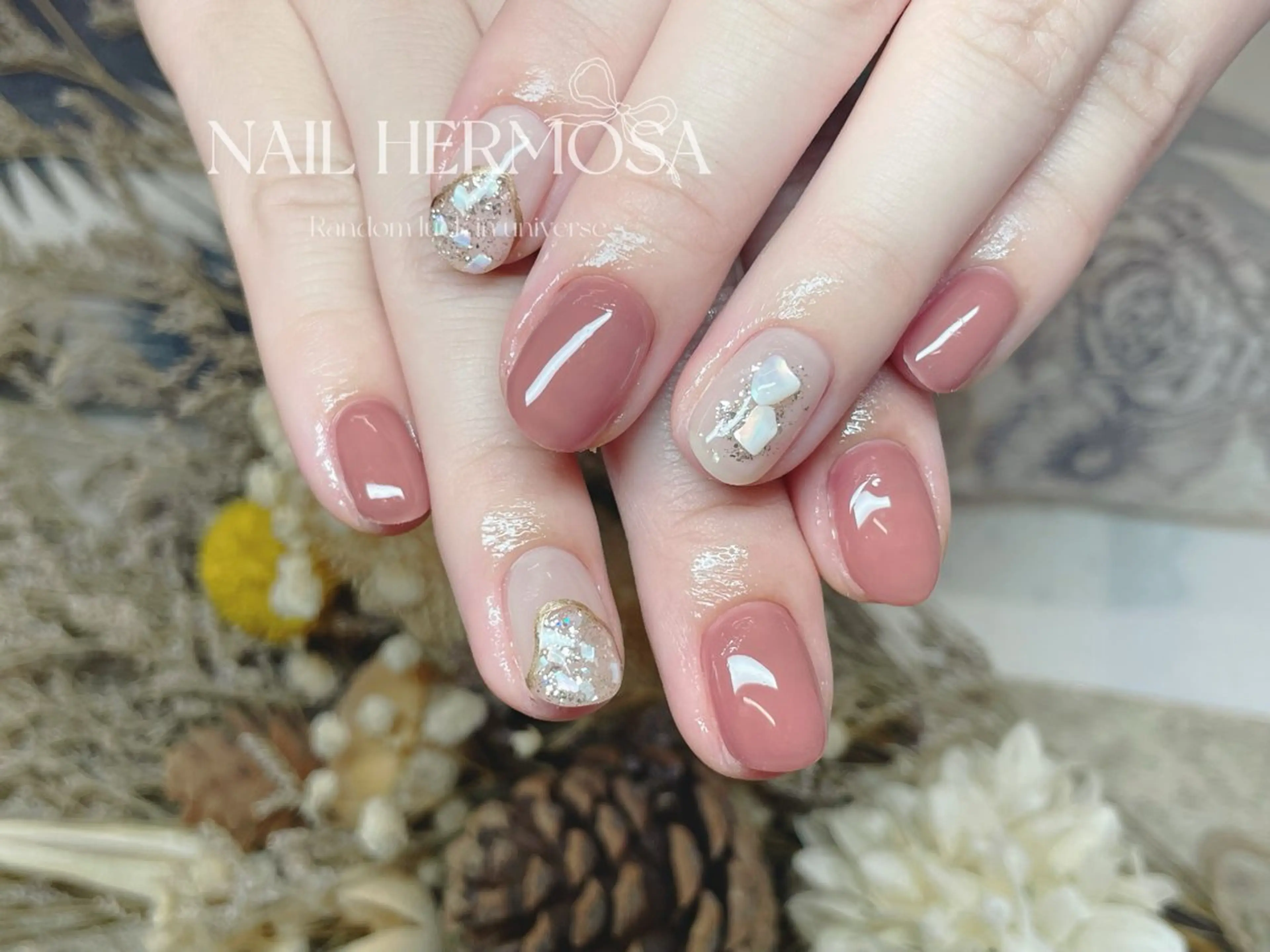 ネイル アートネイル フラッシュネイル フットネイル ジェルネイル グラデーション ハンドネイル ネイル エルモサのネイルデザイン