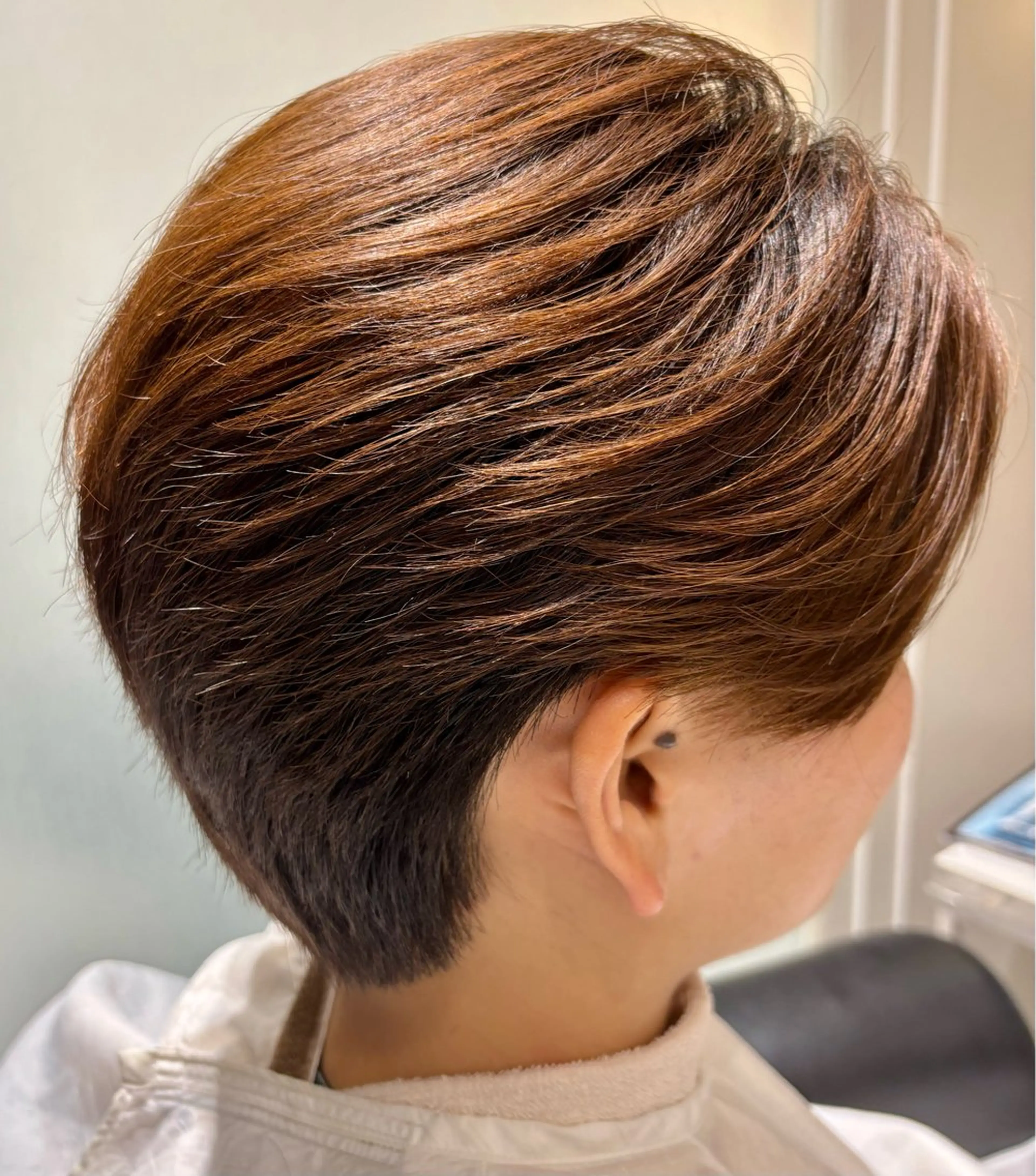 ショート ショートヘア 石村  カットモデル 丁寧なカットブロー✨のヘアスタイル