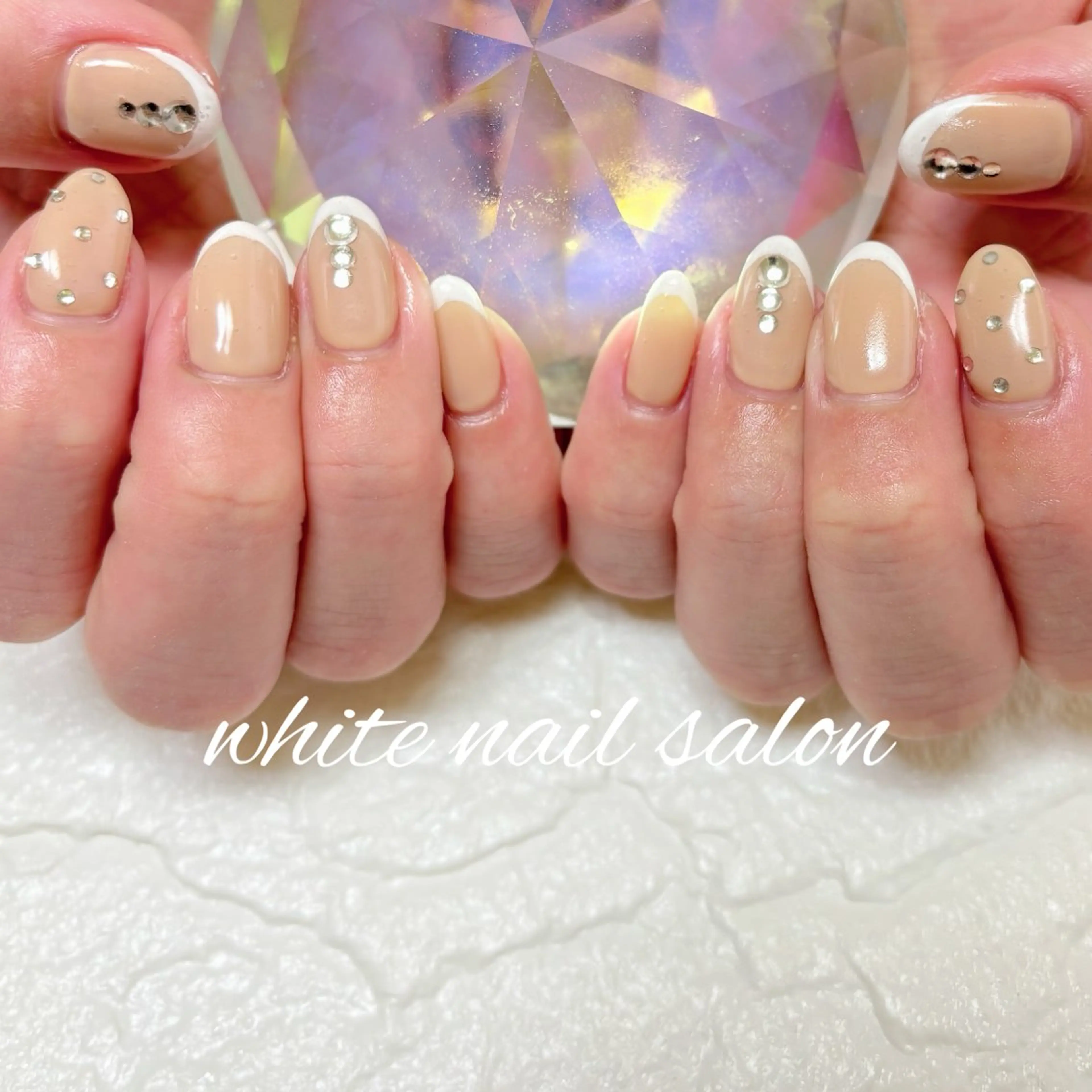 ネイル フットネイル ハンドネイル white nail salonのネイルデザイン
