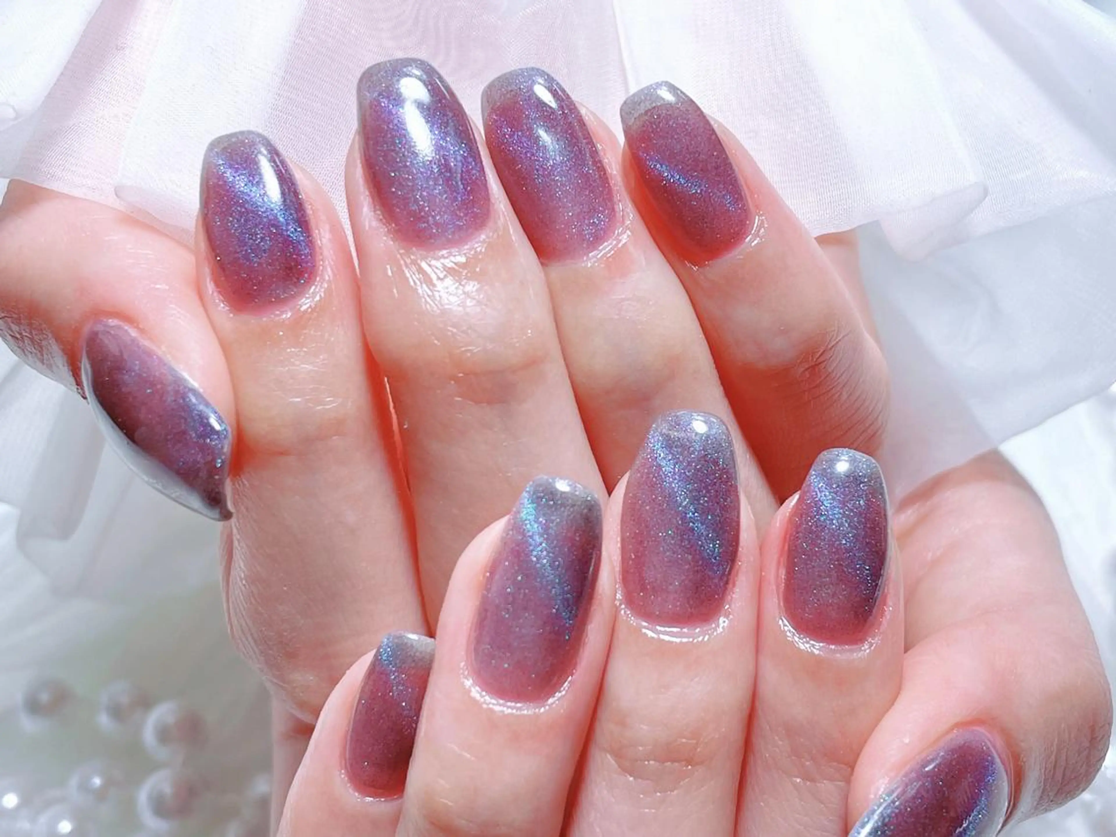 Hand🌟ソフトジェルオフあり🌟大人気マグネットワンカラー🧲の写真