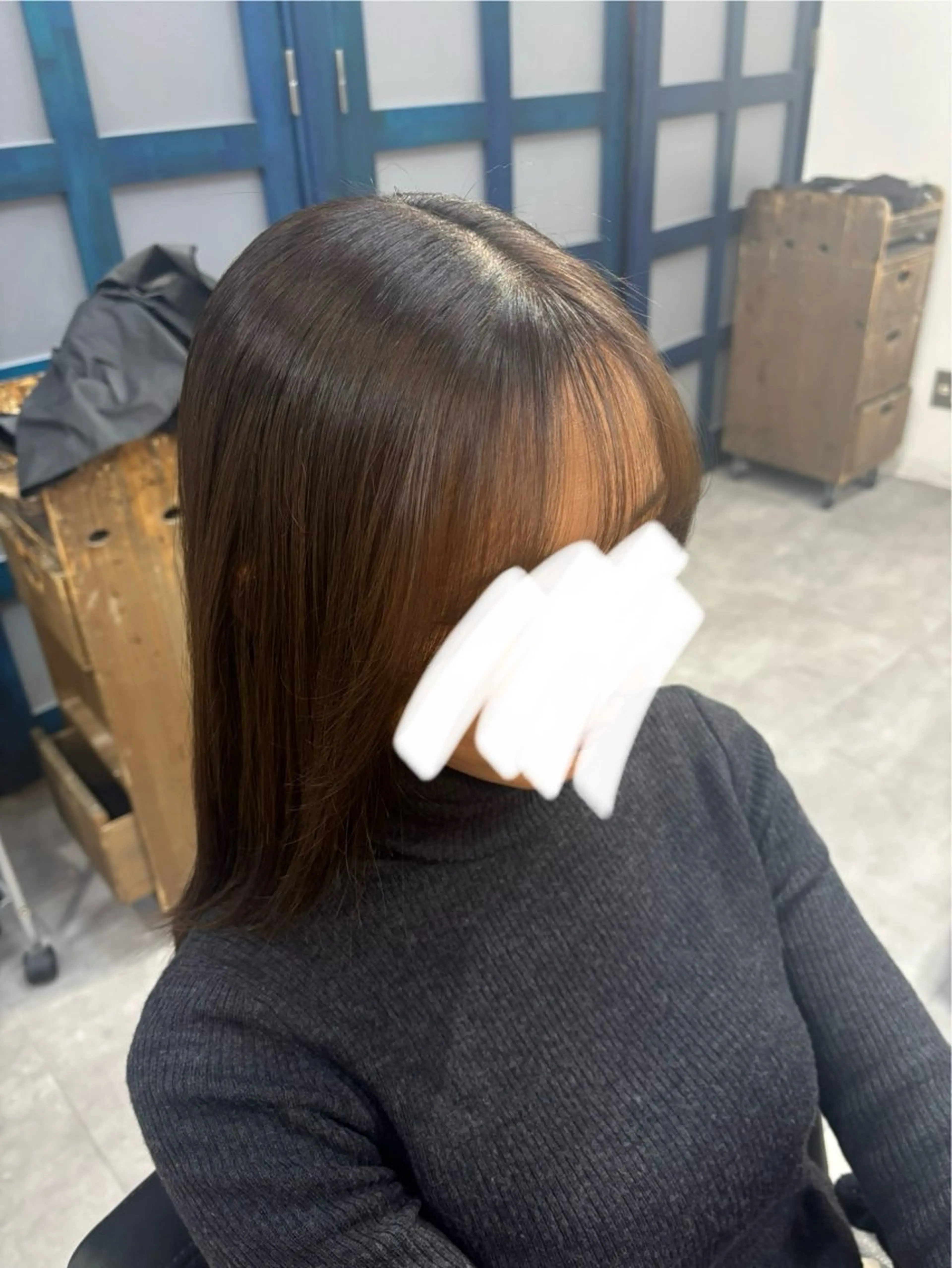 カット 縮毛矯正 田中澪🩵ྀི /giinii横浜のヘアスタイル