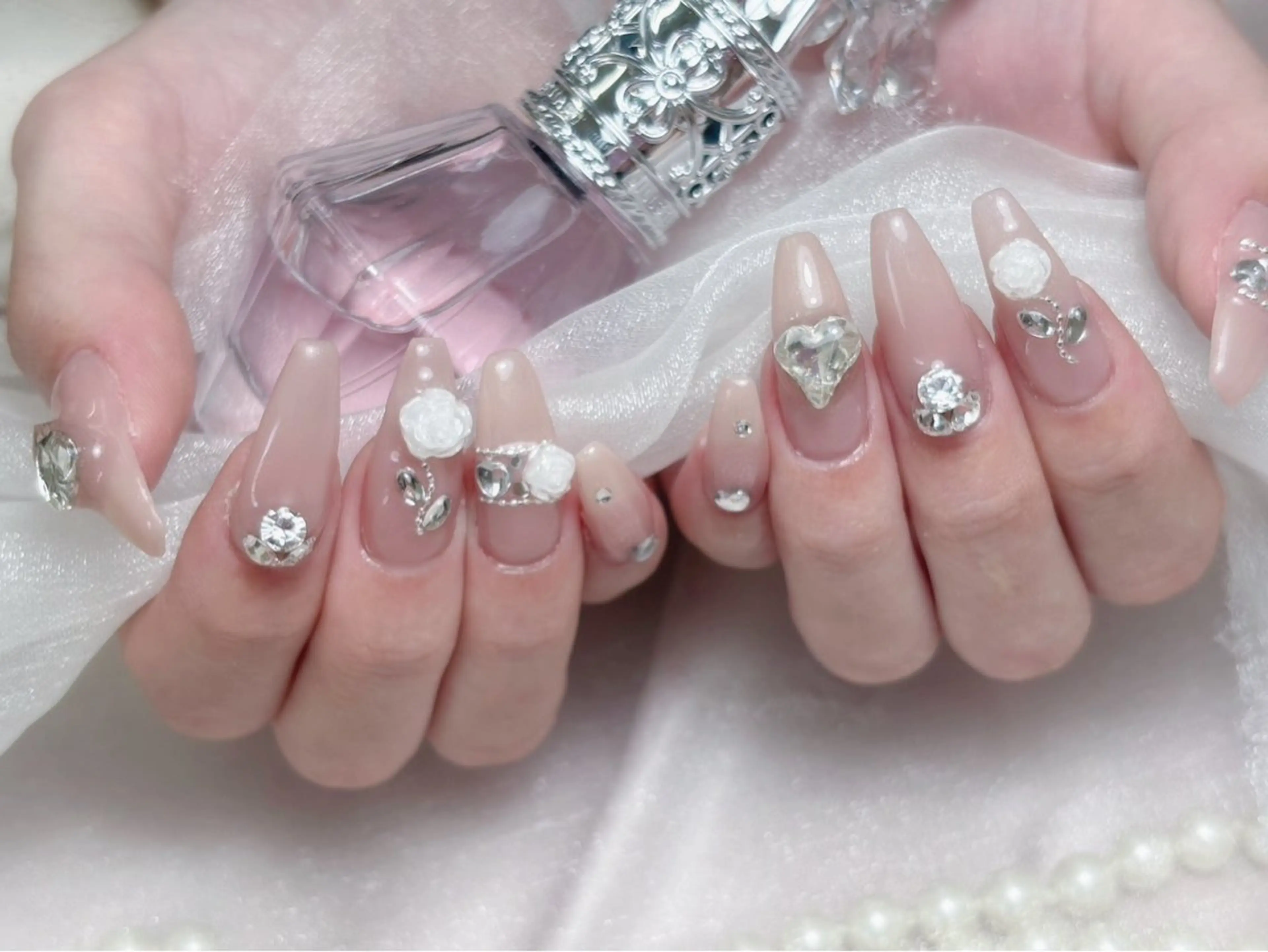 【オフなし】チップ長さ出し・持ち込みデザインアート6本まで〈パラジェル使用〉の写真