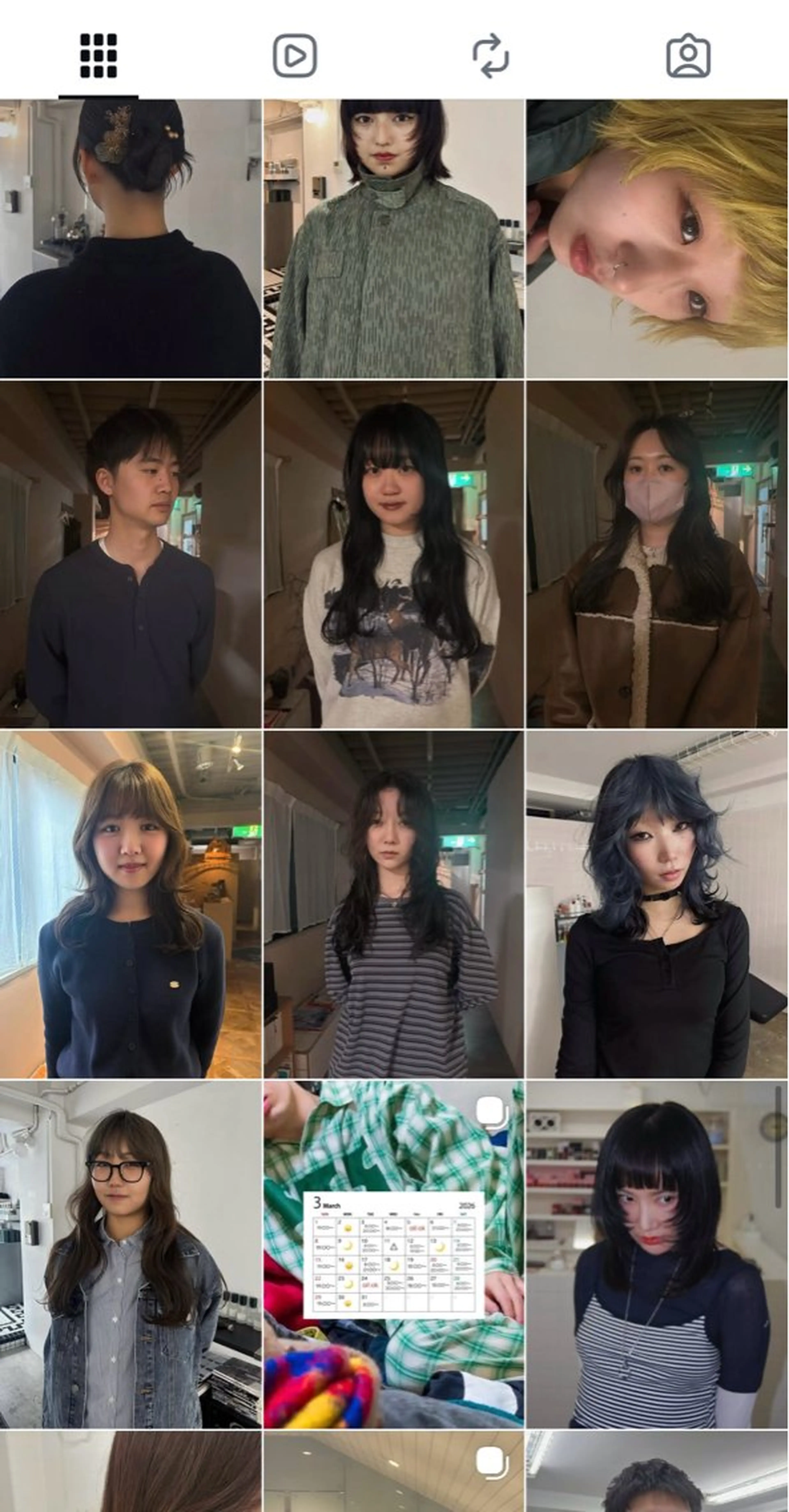 ミディアム カラー オト/レイヤー/ Wカラー/メンズのヘアスタイル