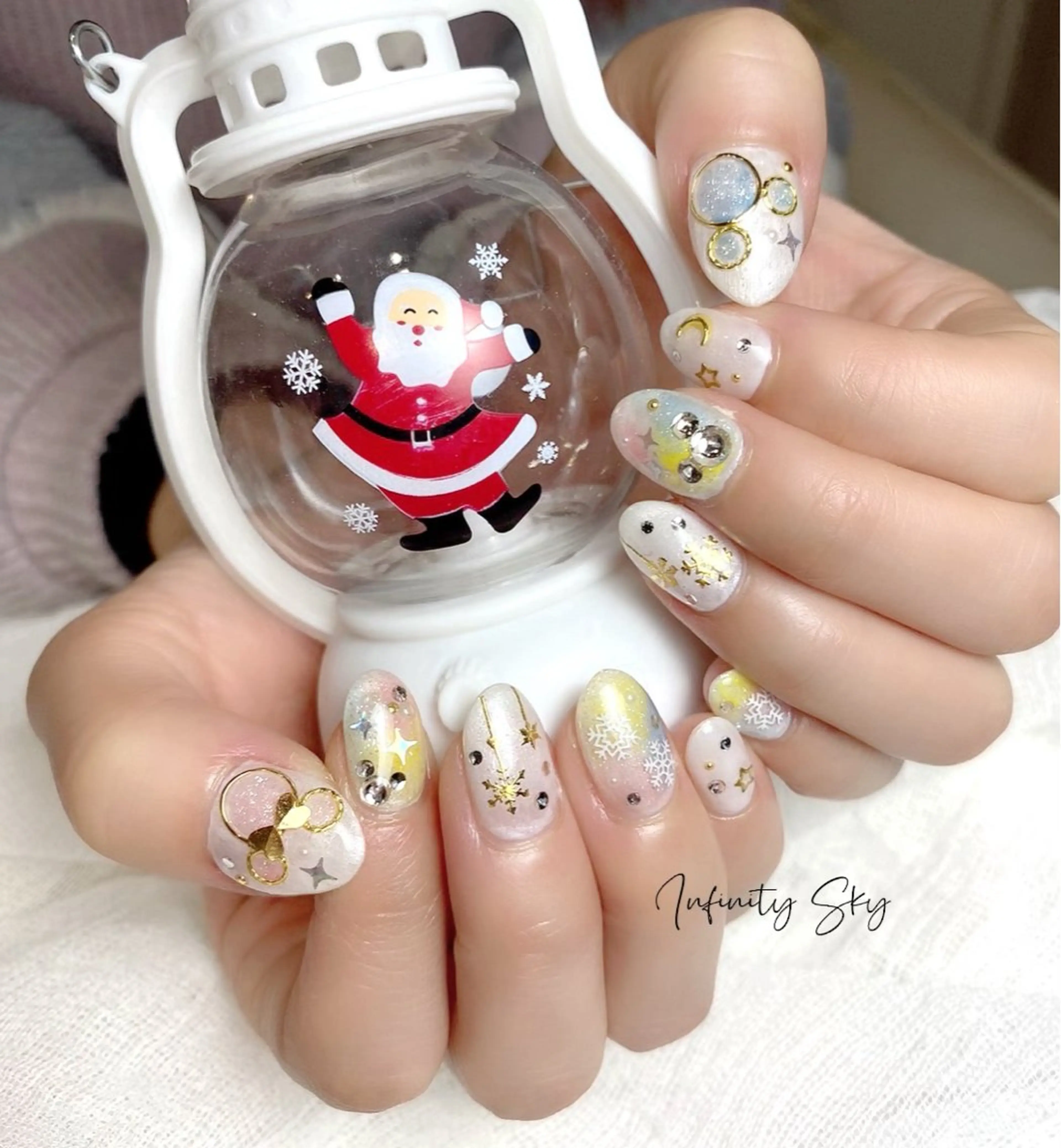 ネイル ハンドネイル infinity skyのネイルデザイン