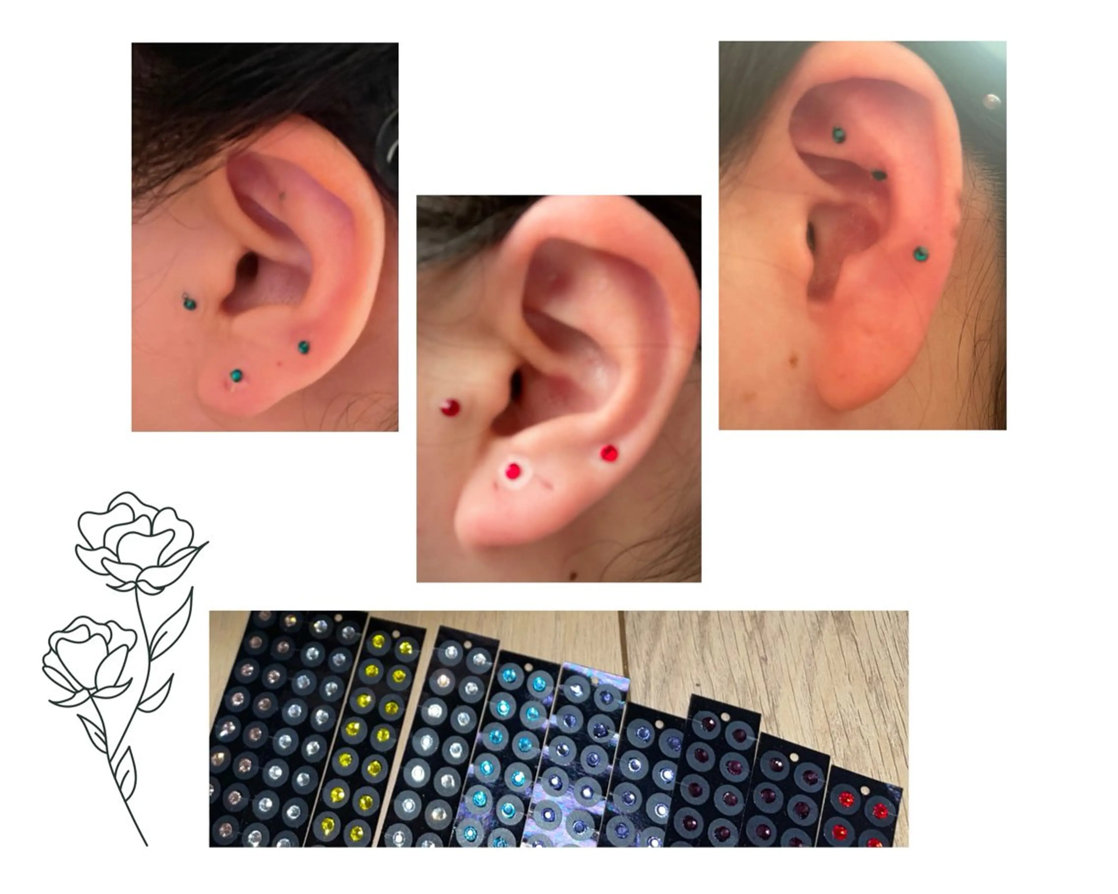 100分　耳つぼジュエリー×タイ古式60分のコース¥10,600の写真