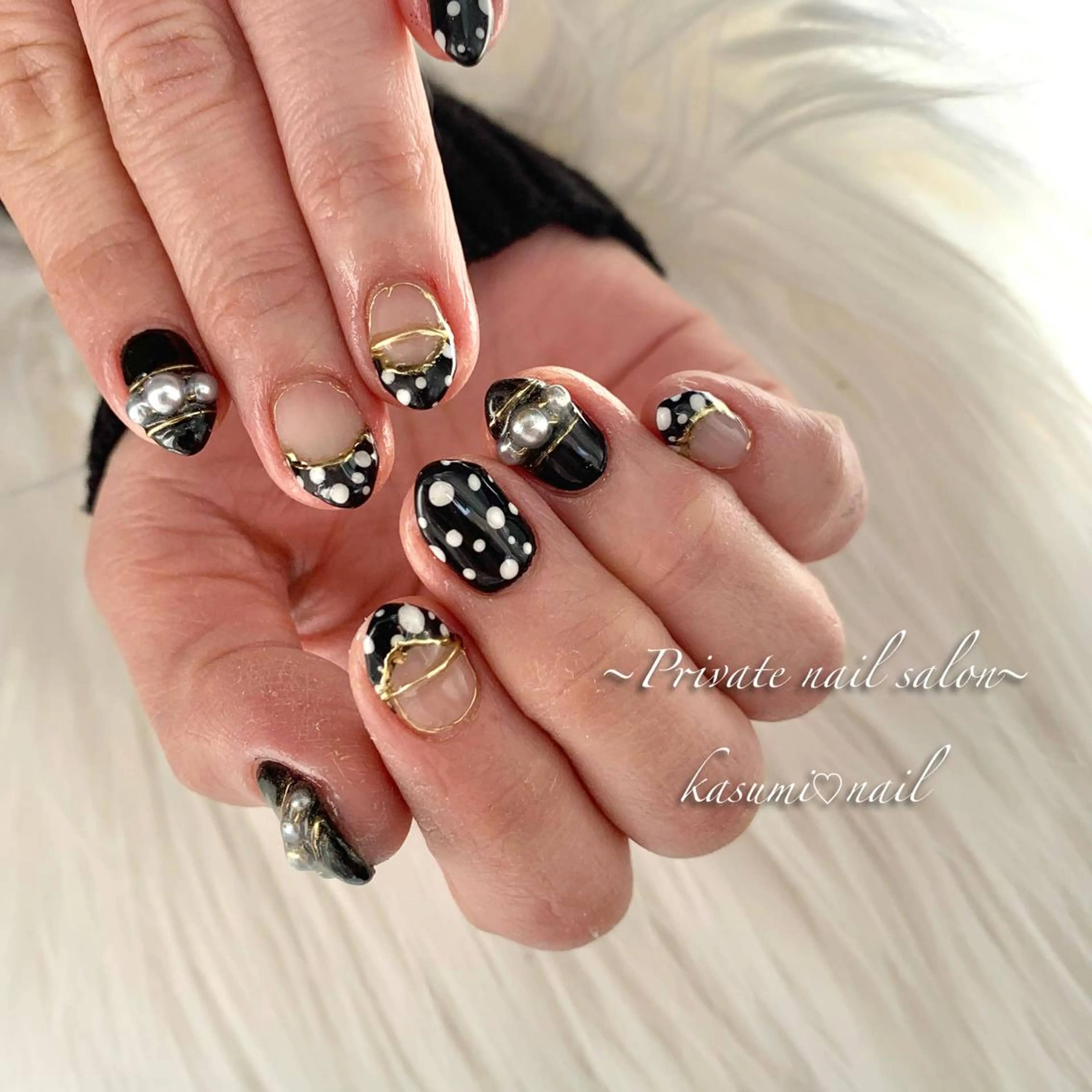 ネイル アートネイル ラメ(グリッター) マグネットネイル ミラーネイル 持ち込み KASUMI♡ Nailのネイルデザイン