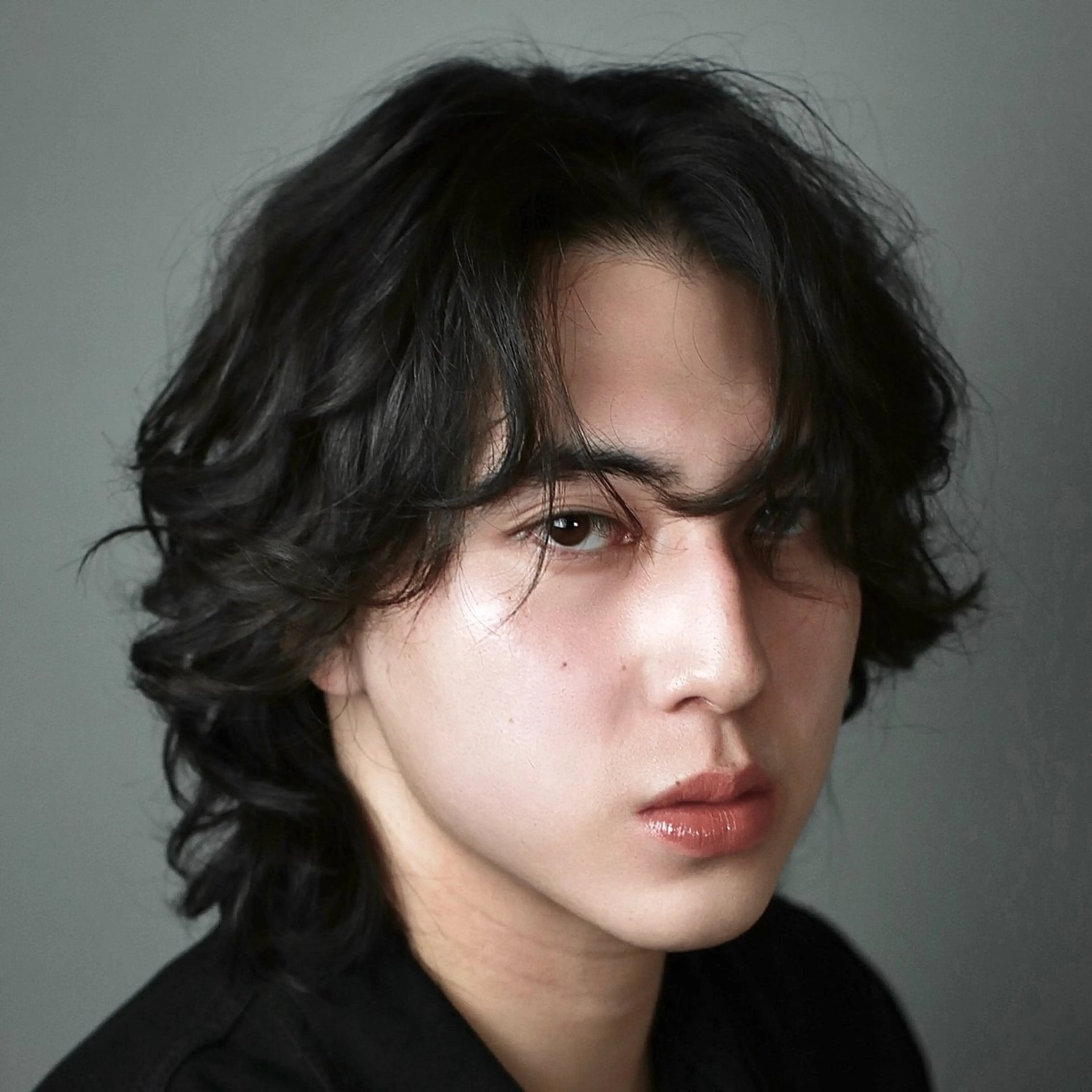 ミディアム パーマ パーマ 韓国ヘアADOR HARUKIのヘアスタイル