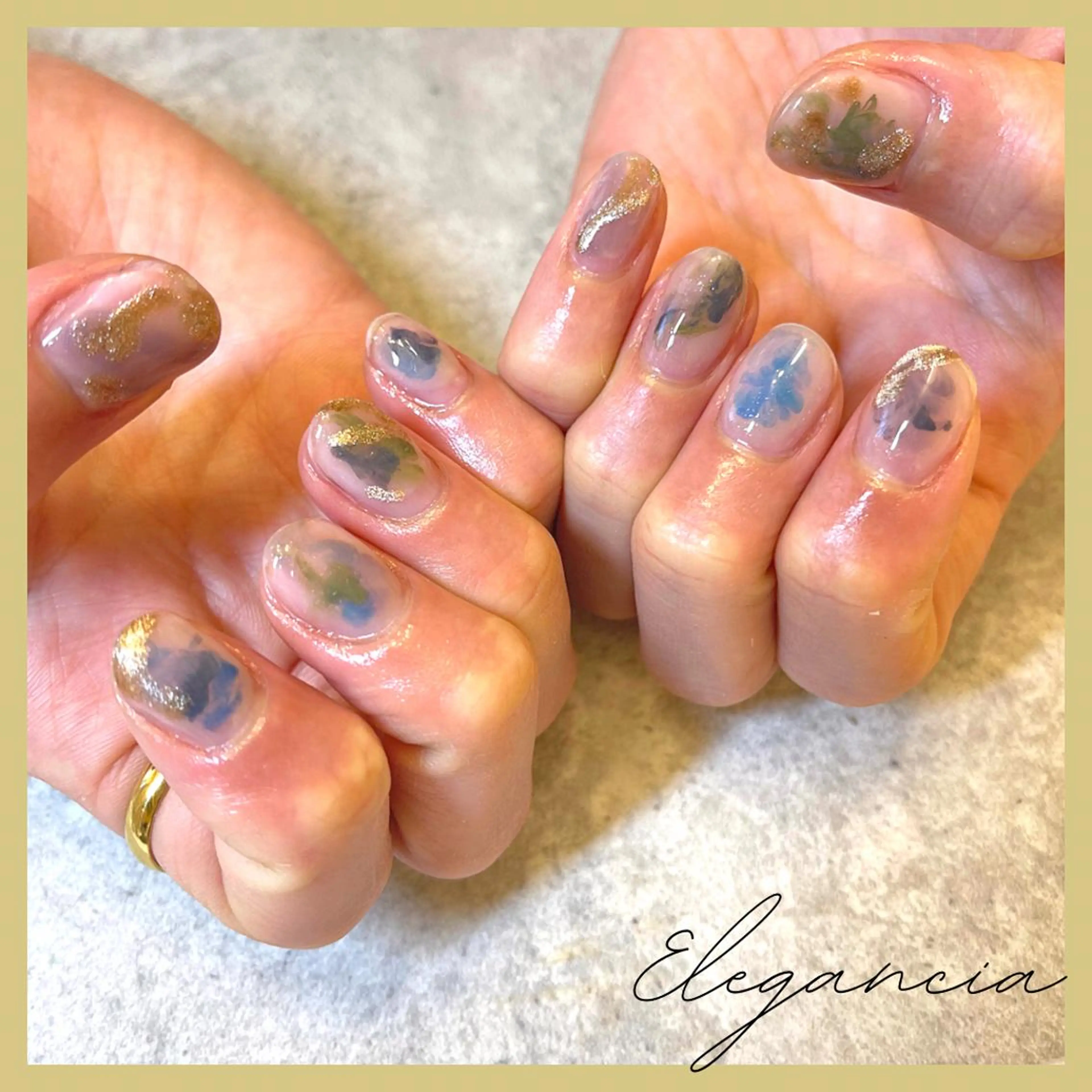 カラー ネイル ハンドネイル Elegancia. Hiromiのネイルデザイン