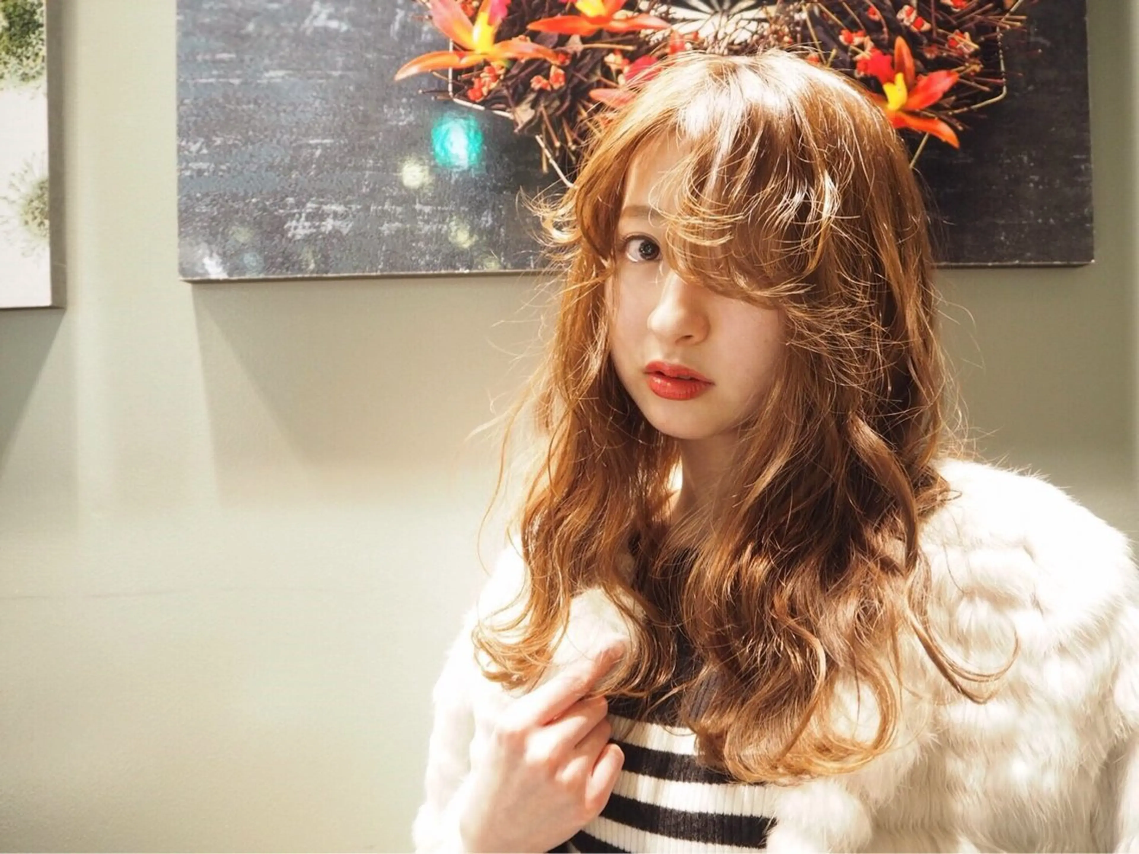 ロング カラー ベージュカラー ブリーチ ブリーチなしカラー SALOWIN銀座RAYⅡ所属・銀座/ 髪質改善のヘアスタイル