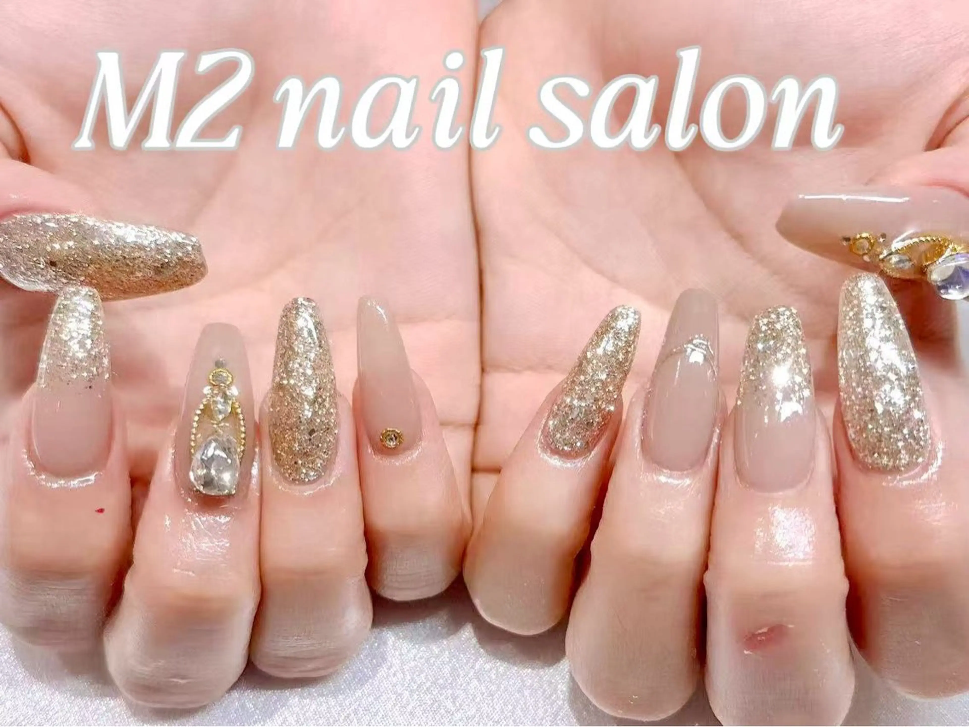 ネイル 長さだし専門店 M2　rikaのネイルデザイン
