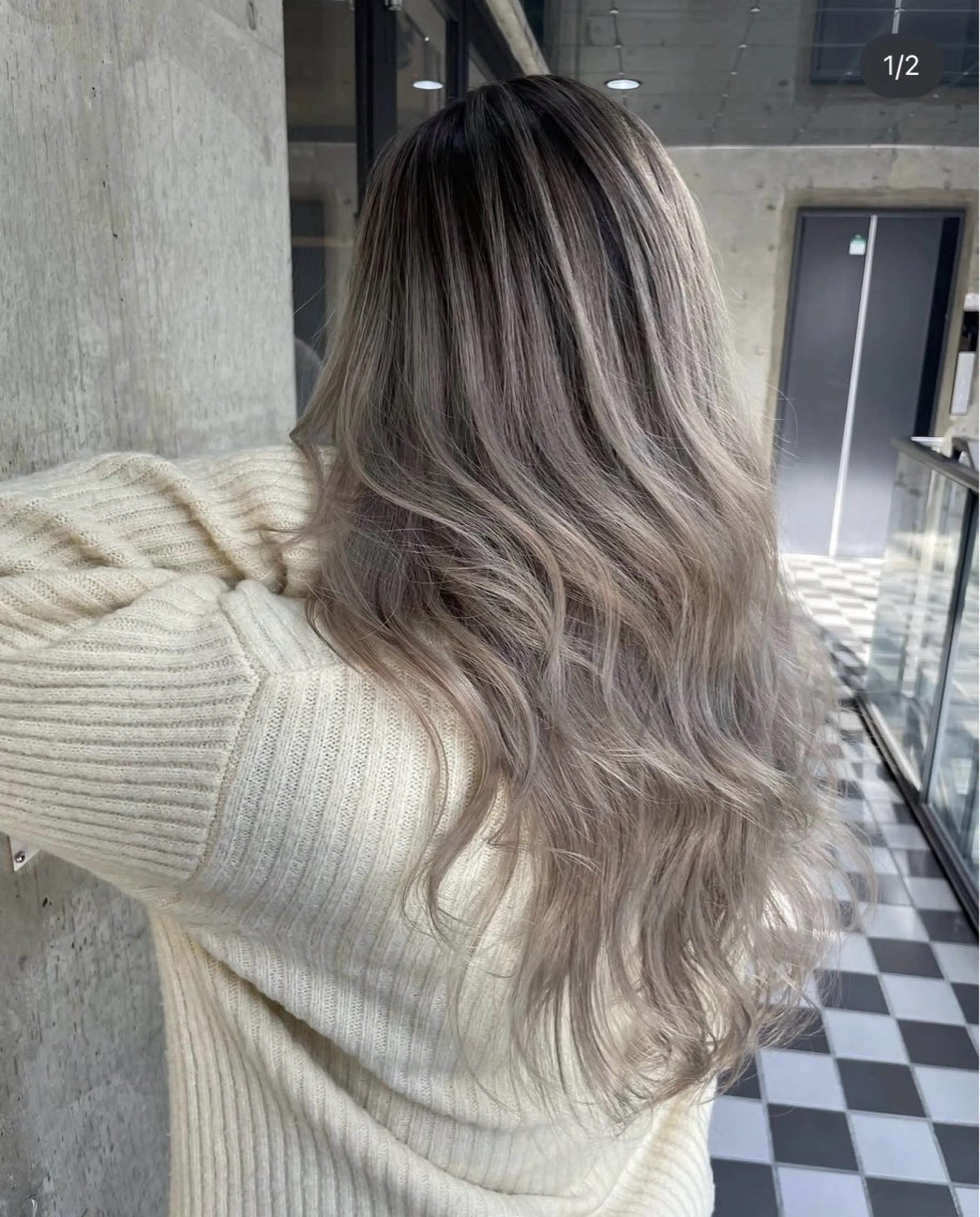 ロング カラー ヘアカラー ♡ハイライトカラー shinri♡のヘアスタイル