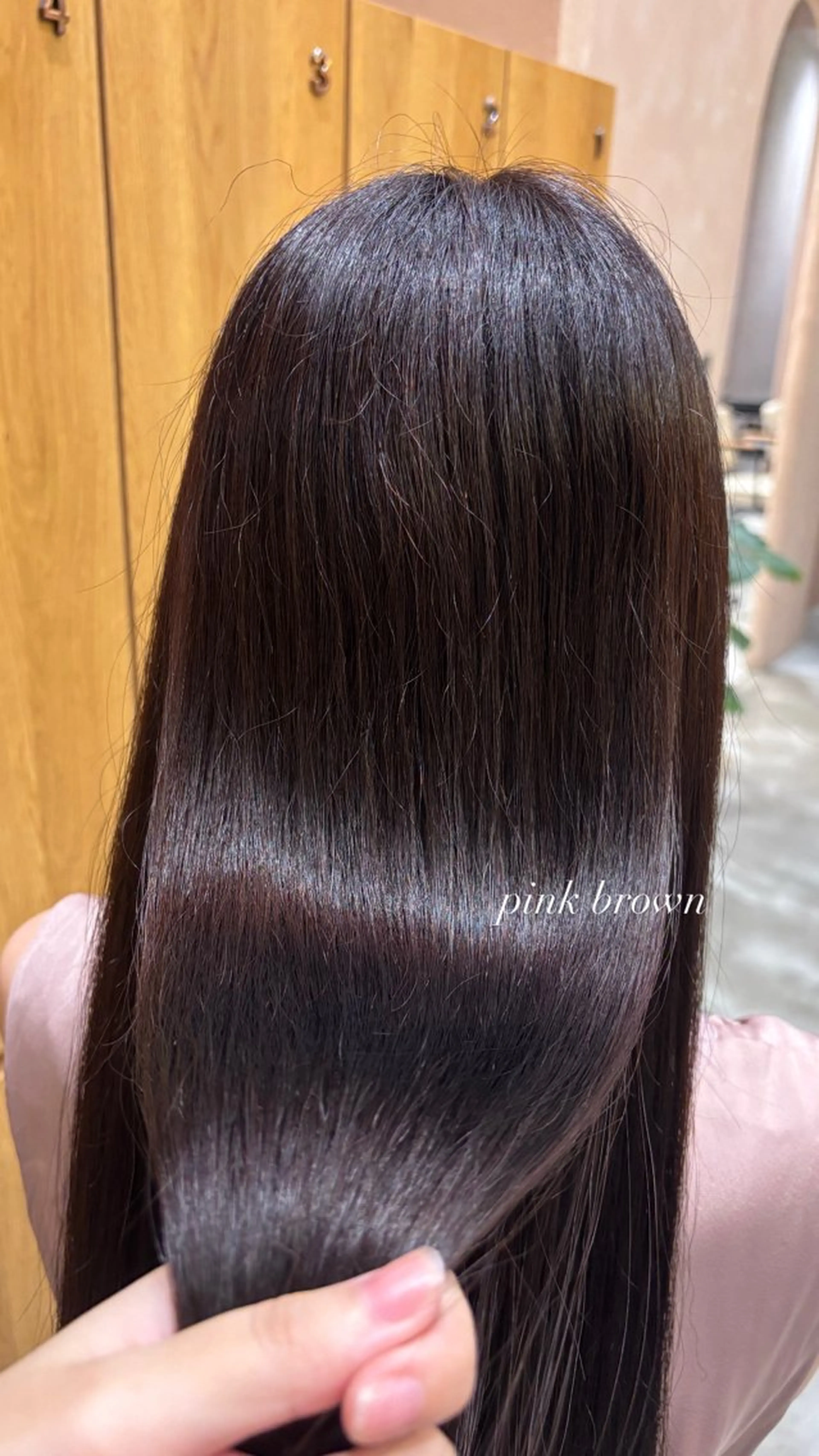 ロング カラー ブラウンカラー ピンクカラー ☘️似合わせカラー ☘️/ななみのヘアスタイル