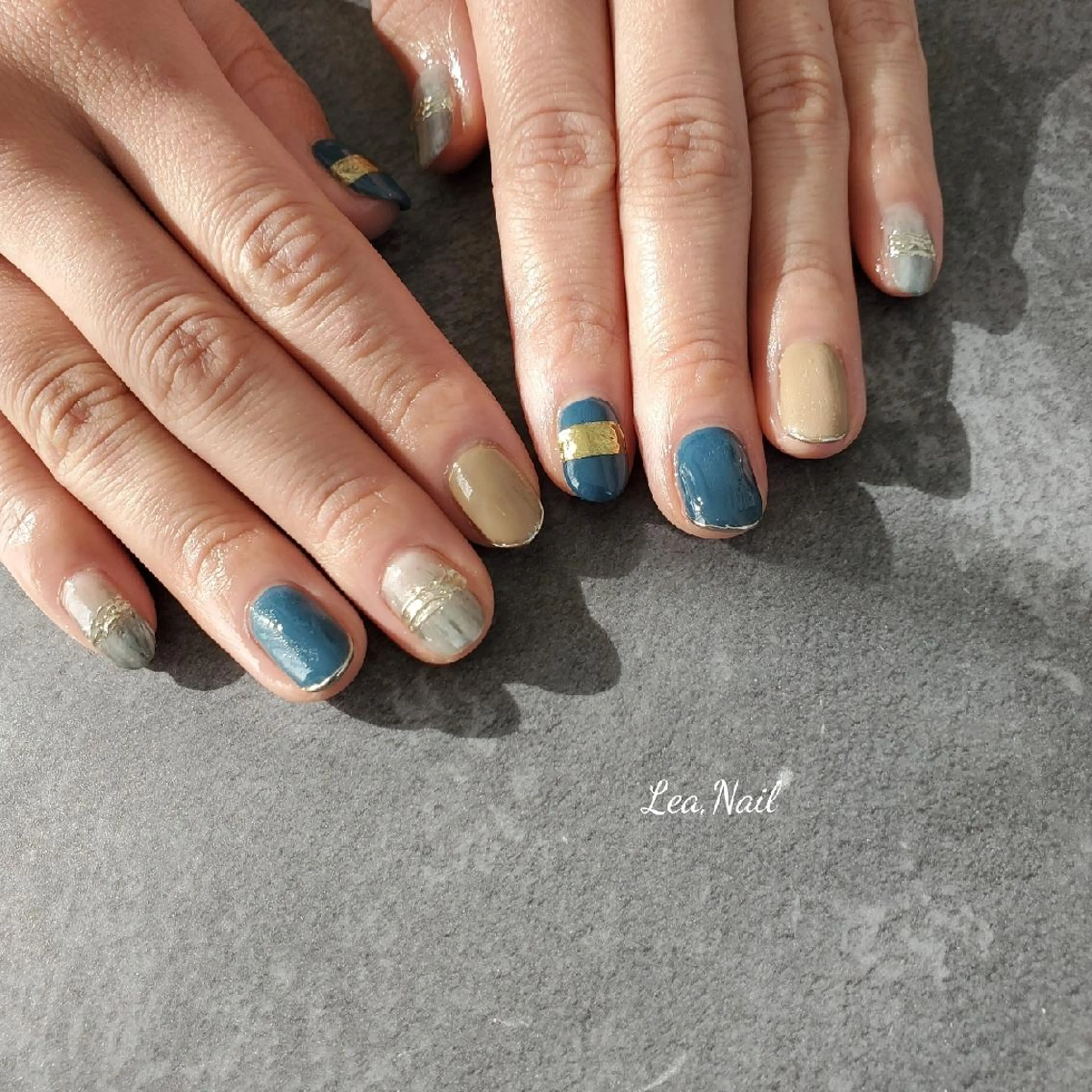 ネイル ニュアンスネイル Lea,Nail所属・松橋 愛のネイルデザイン