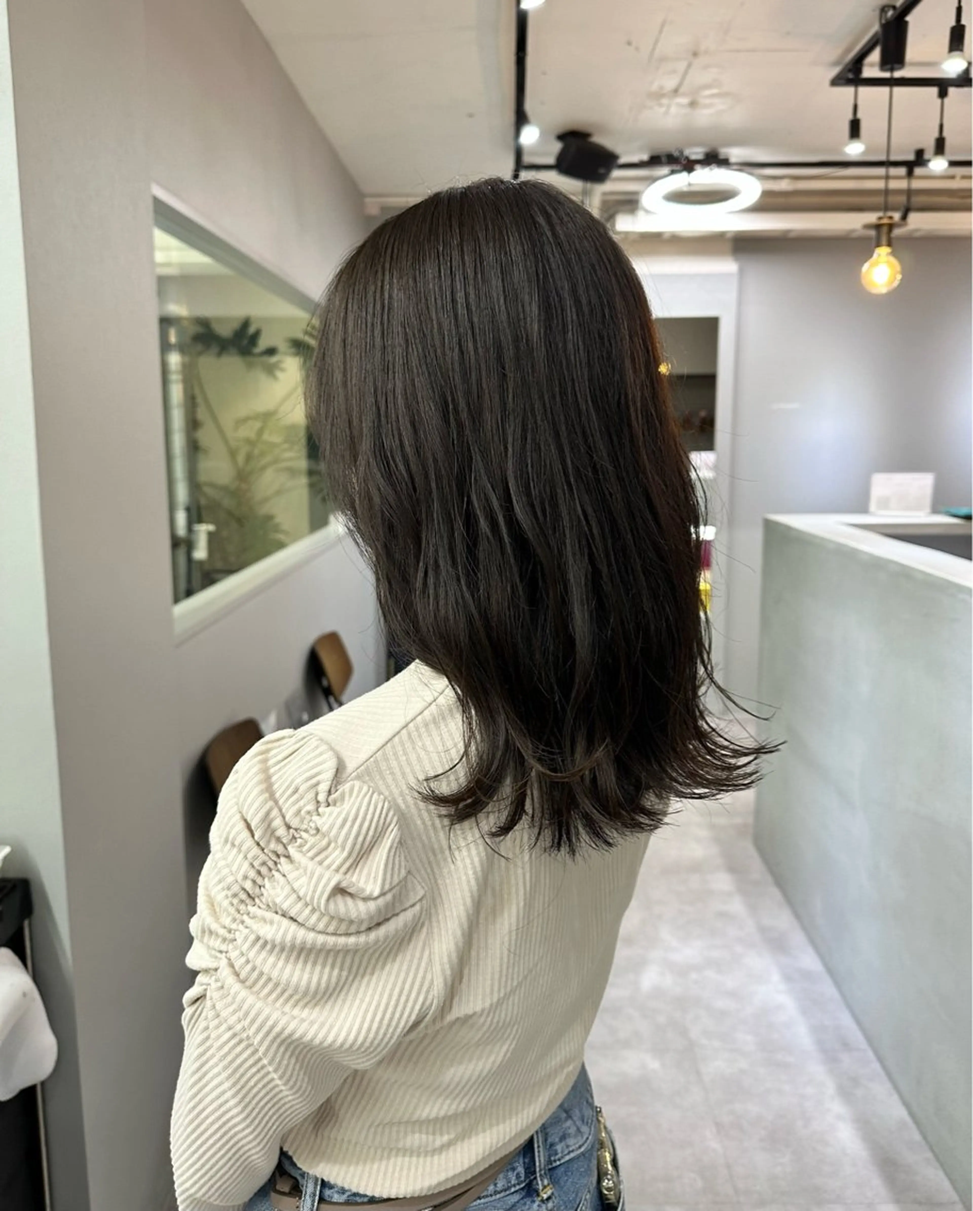 ミディアム 似合わせcut/艶 color🫧ひかりのヘアスタイル